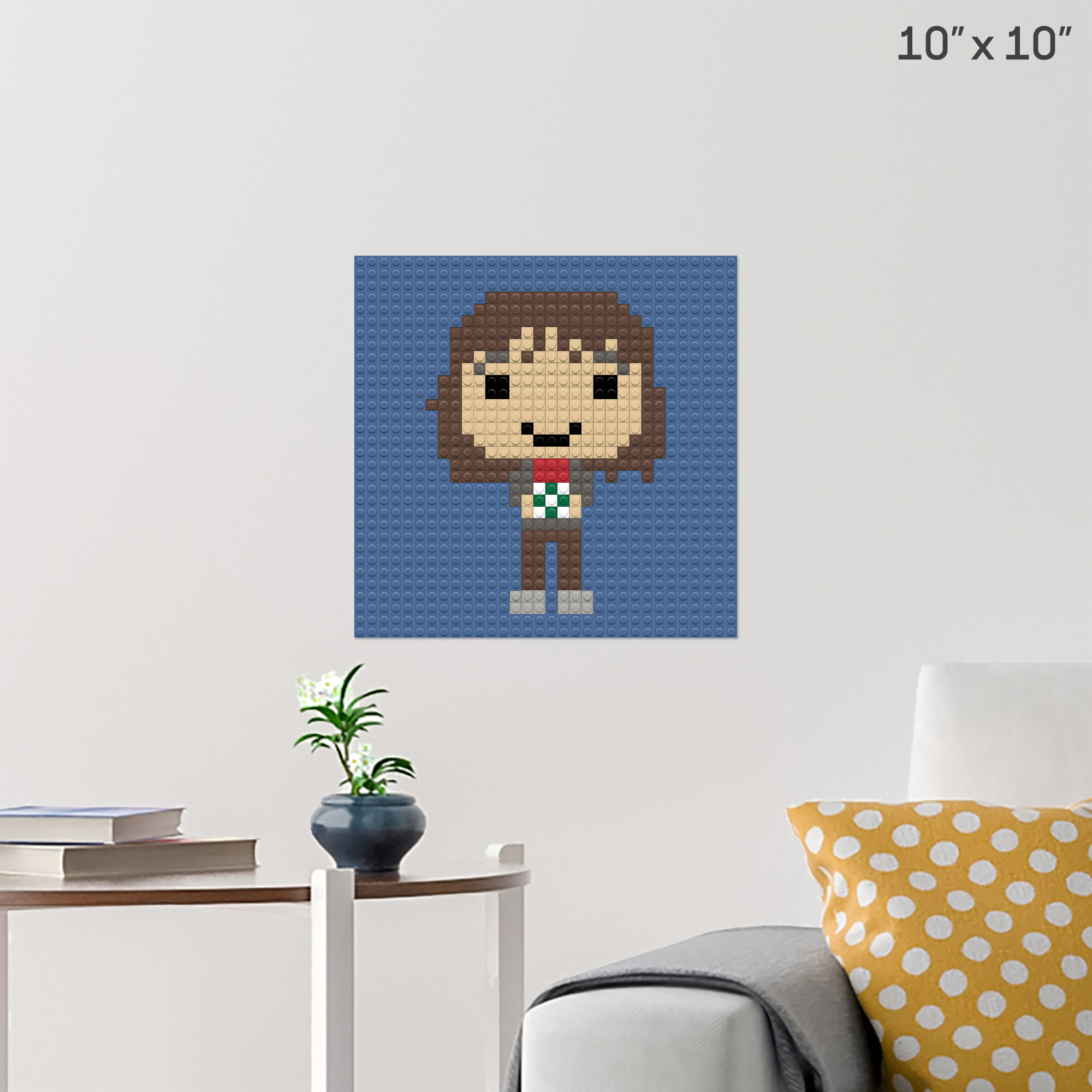 Joyce Byers Pixel Art Wall Poster - Buil...