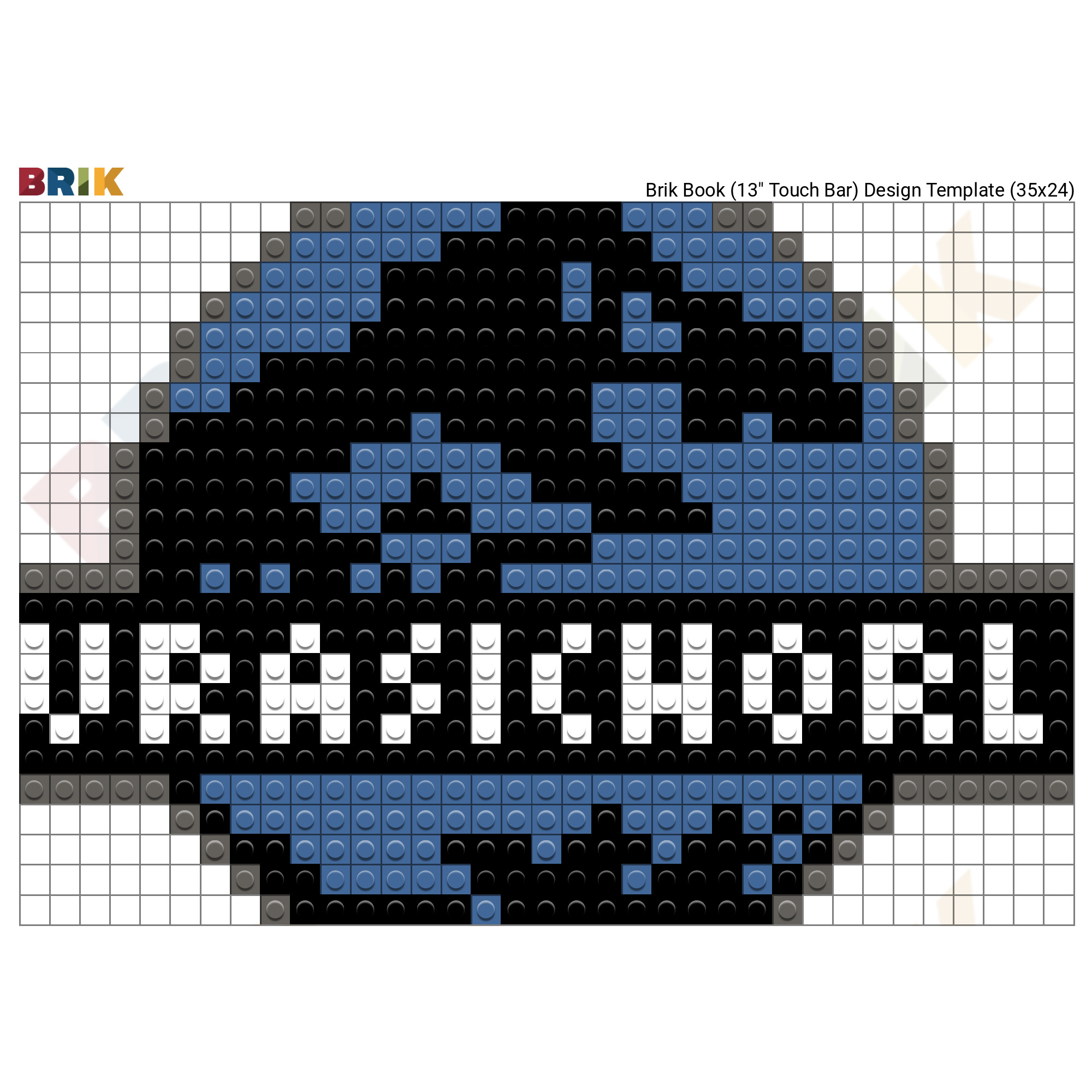 Jurassic World Pixel Art Brik