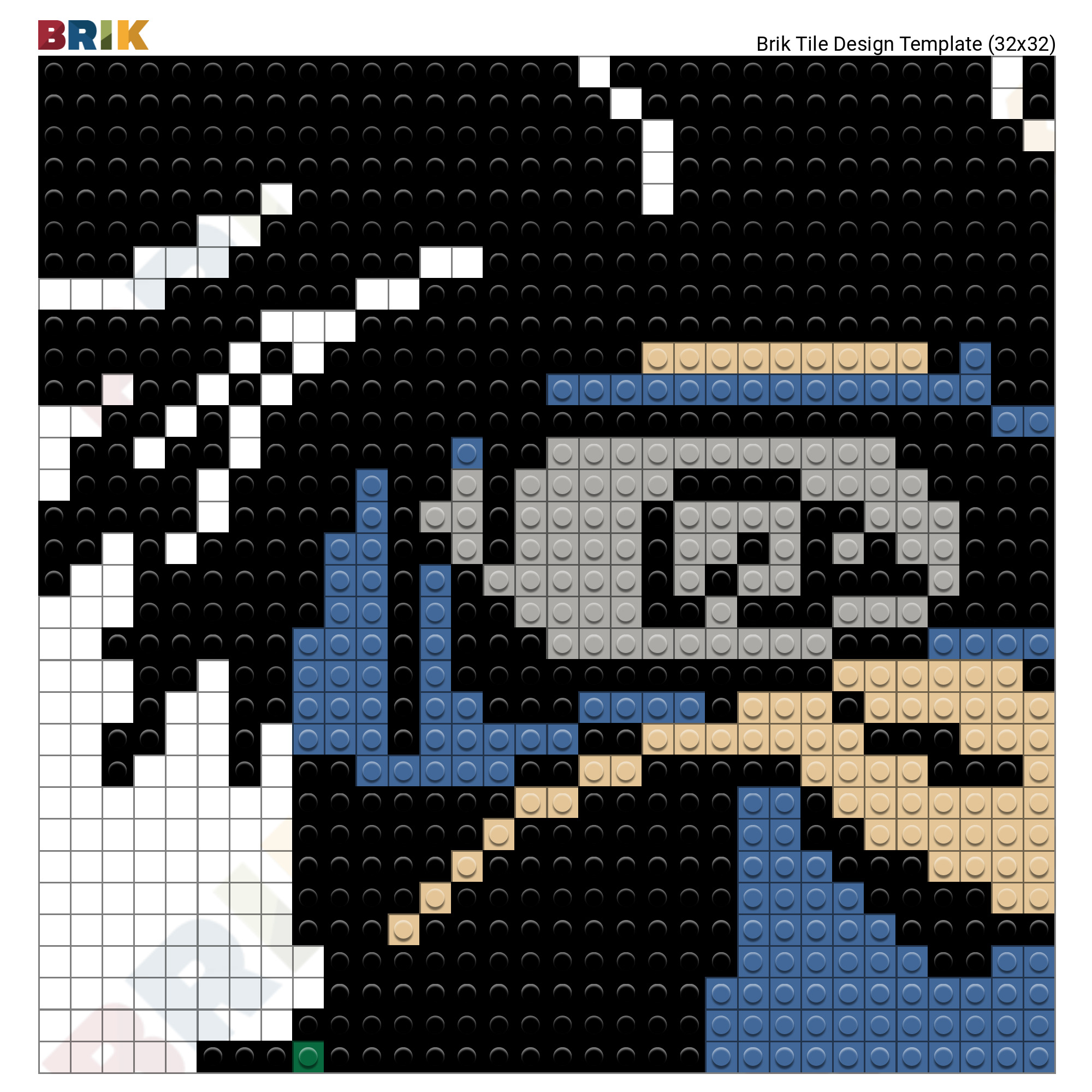 Kakashi Pixel Art Brik