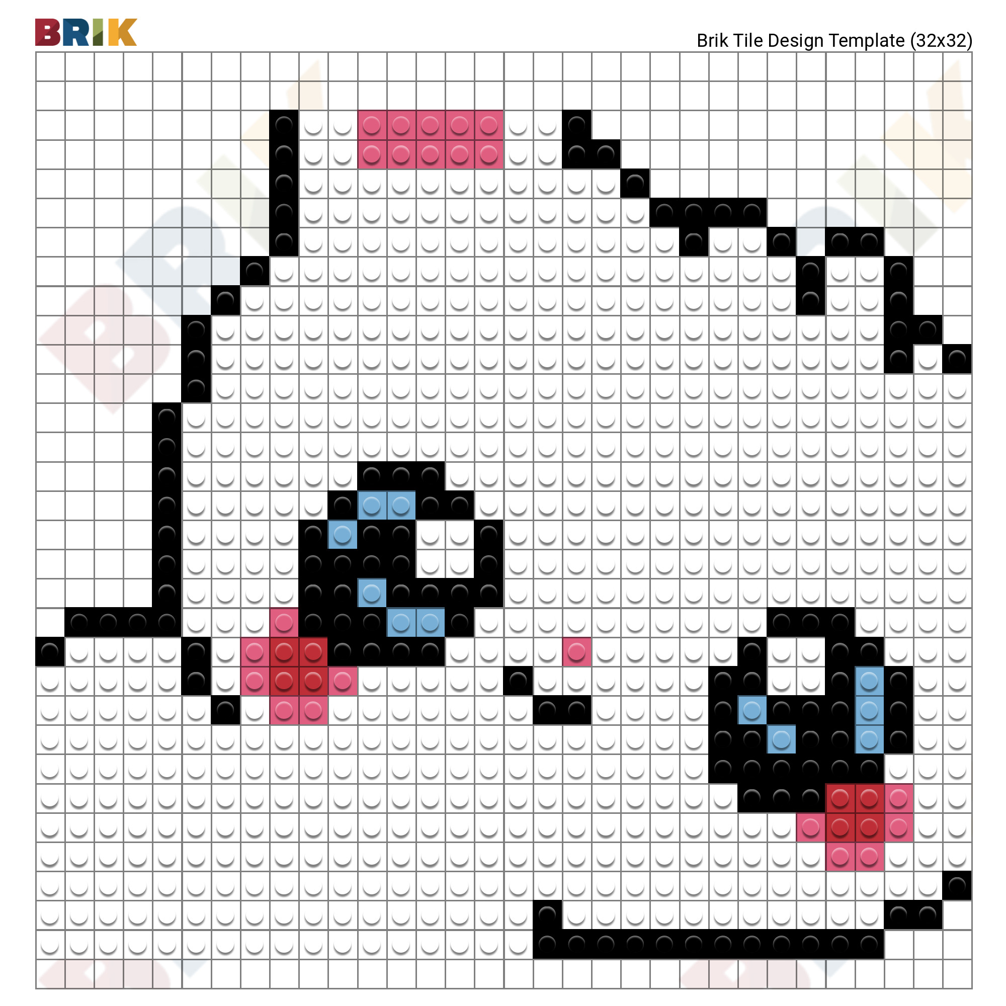 Kitten Pixel Art – BRIK