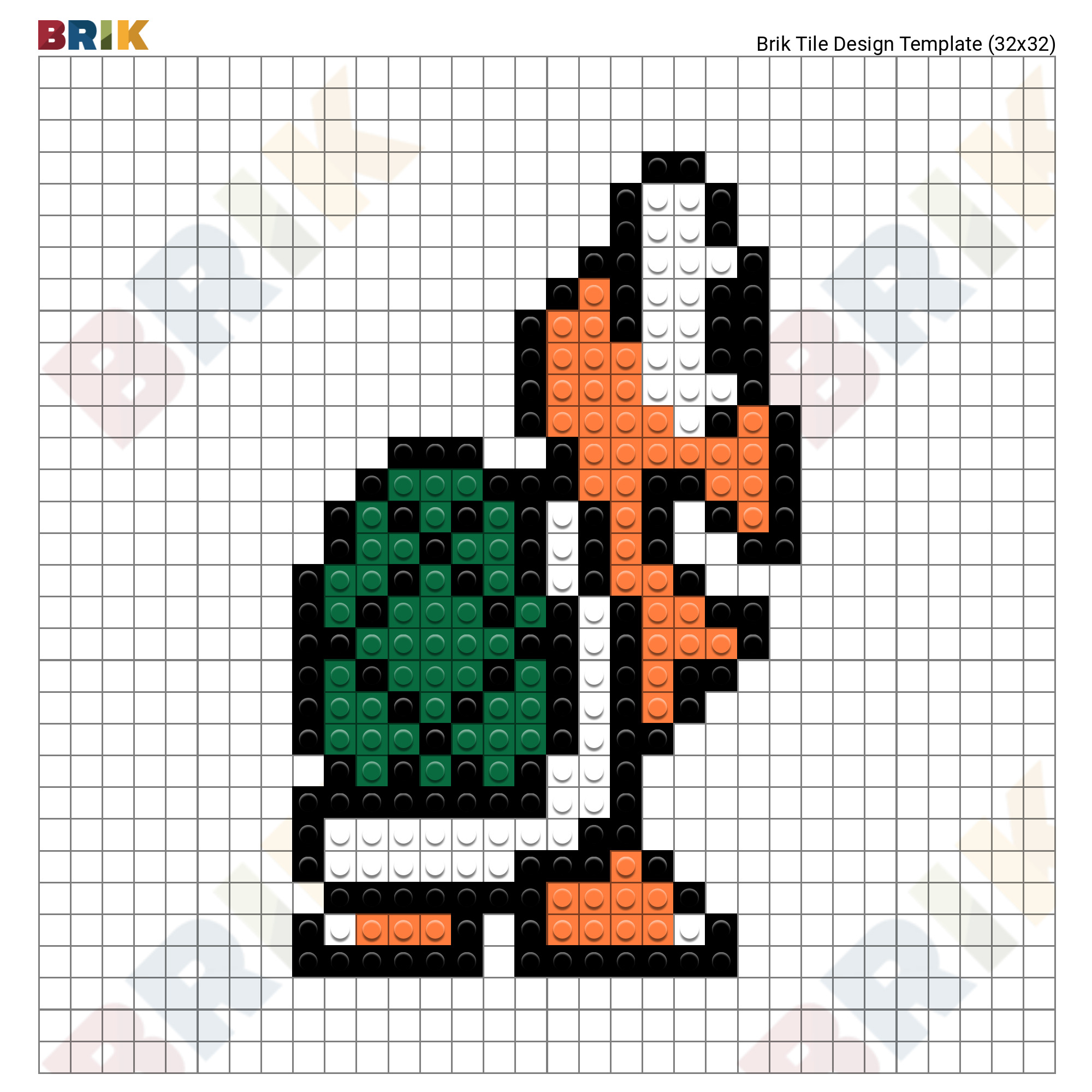 Koopa Mario Turtle Pixel Art – BRIK