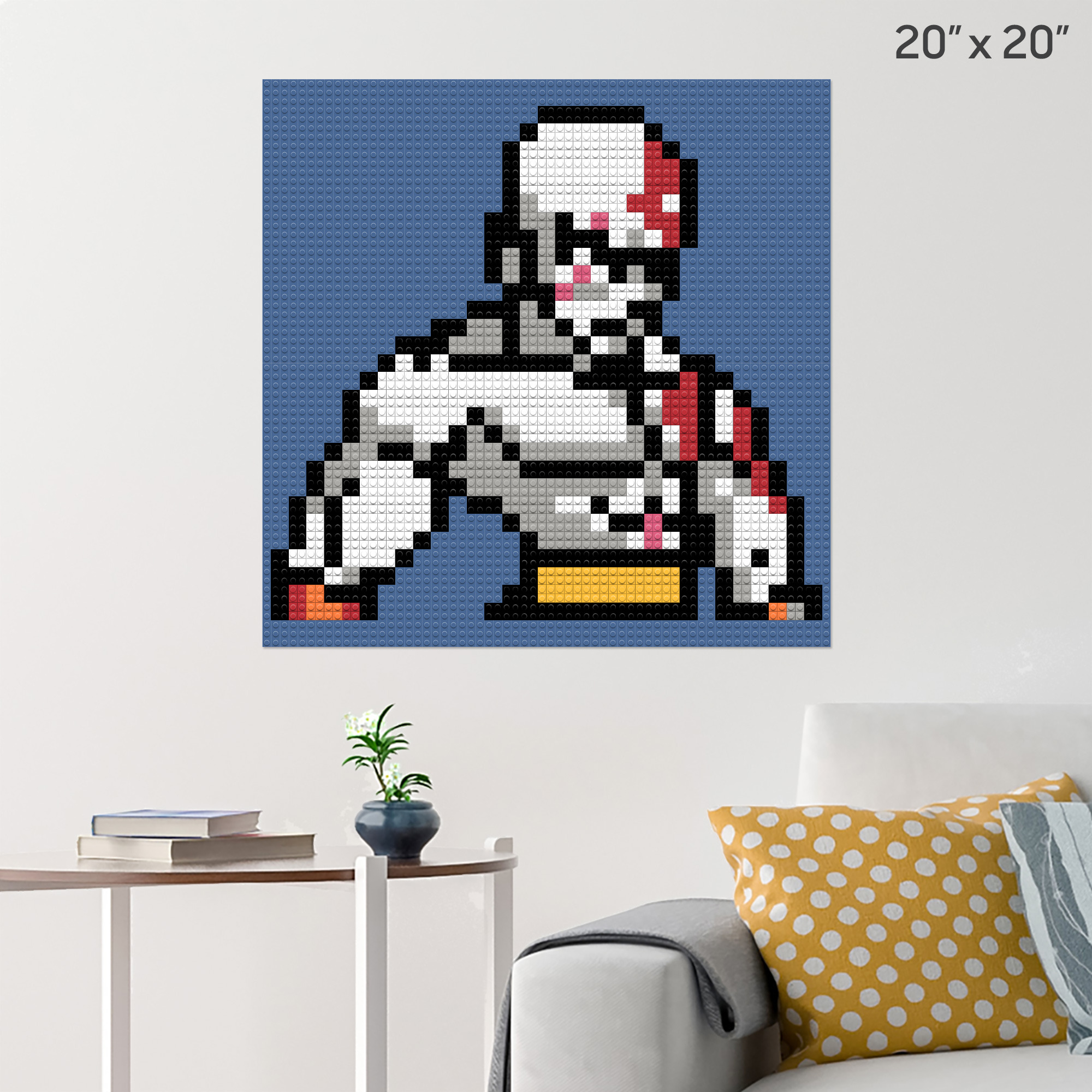 Kratos God of War Pixel Art – BRIK