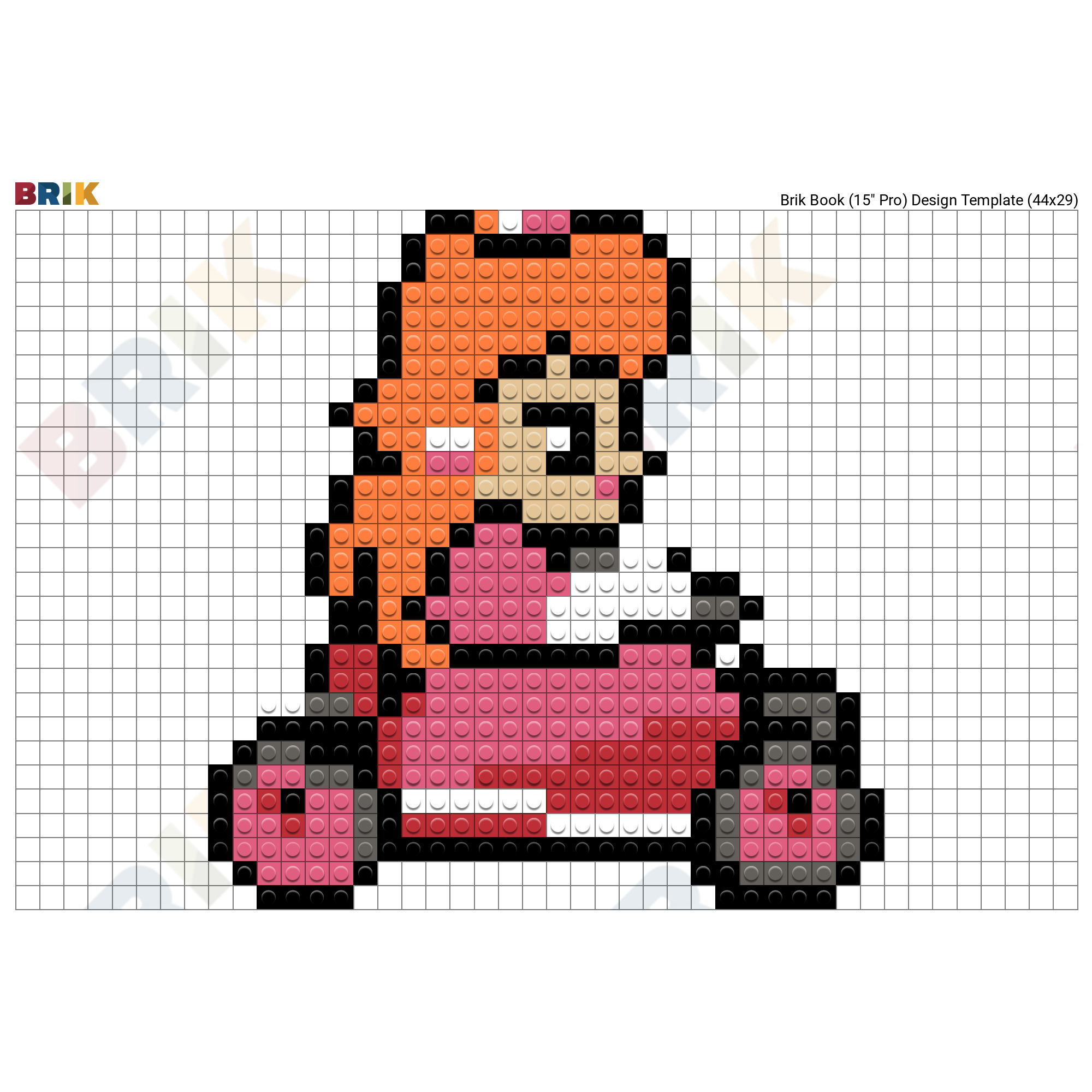 Mario Kart Princess Peach Pixel Art – BRIK