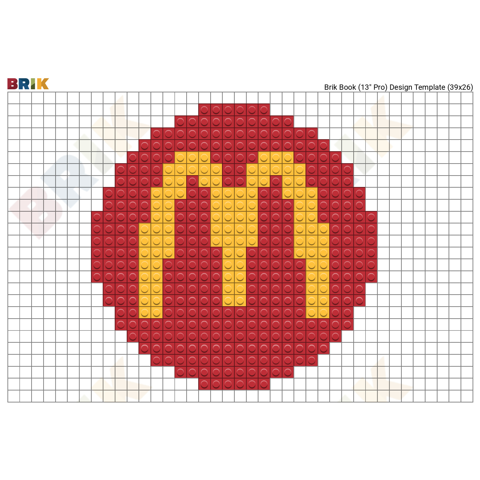Pixel Mcdonalds Corporation Logo Brik
