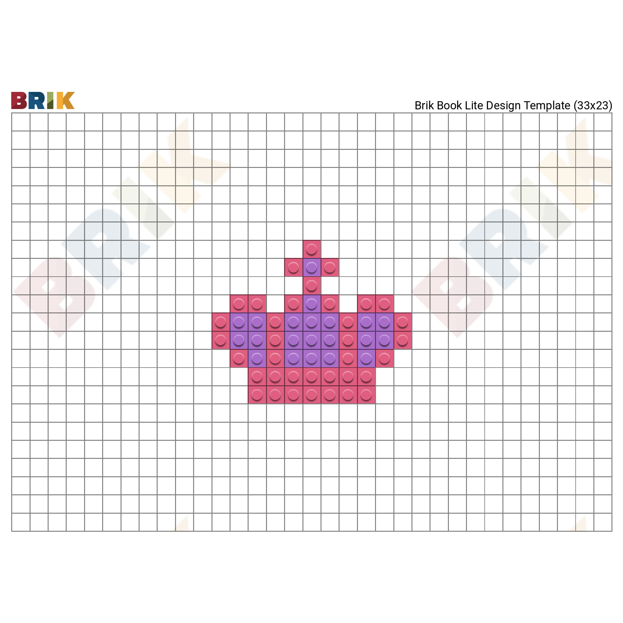 Mini Crown Pixel Art Brik