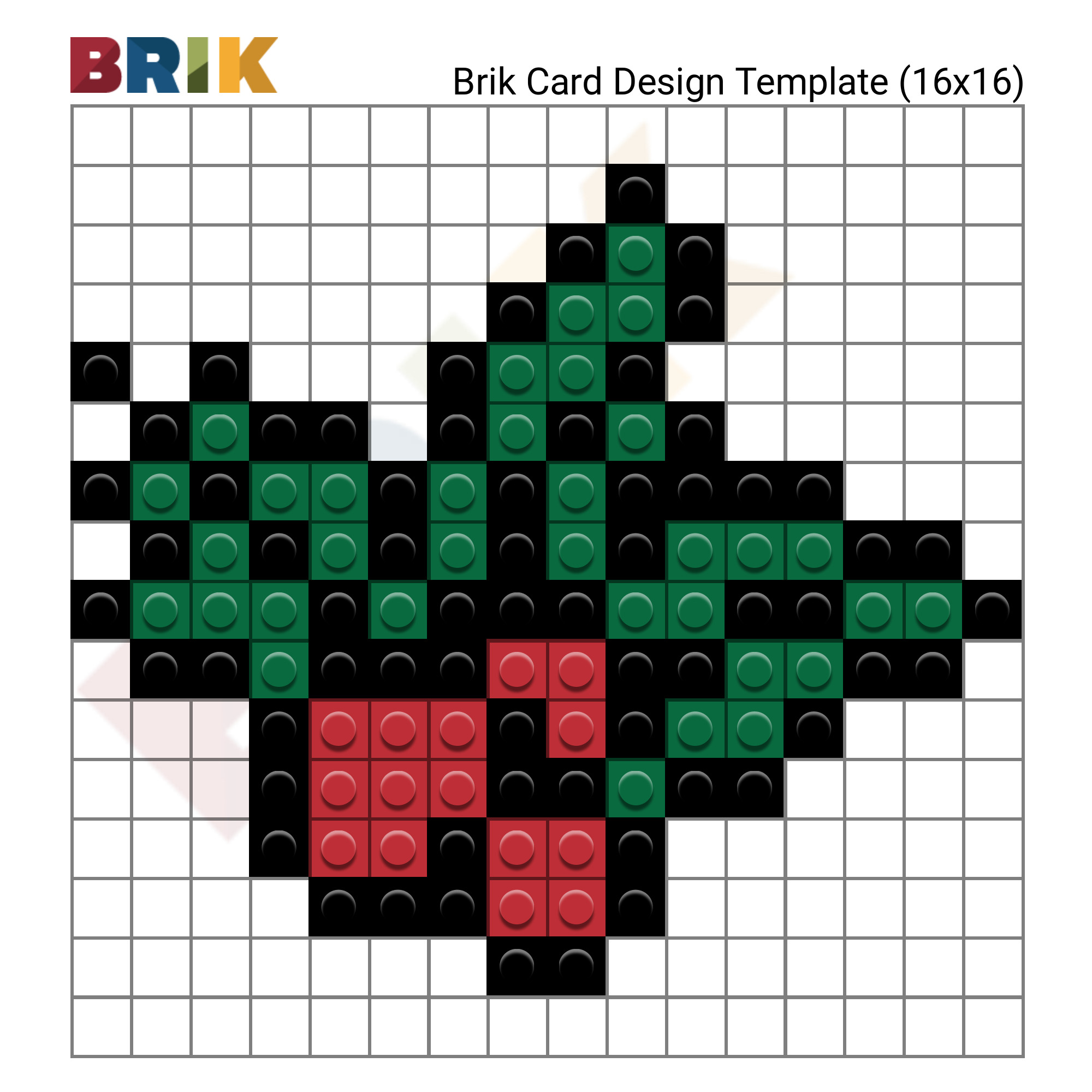 Mistle Toe Pixel Art – BRIK