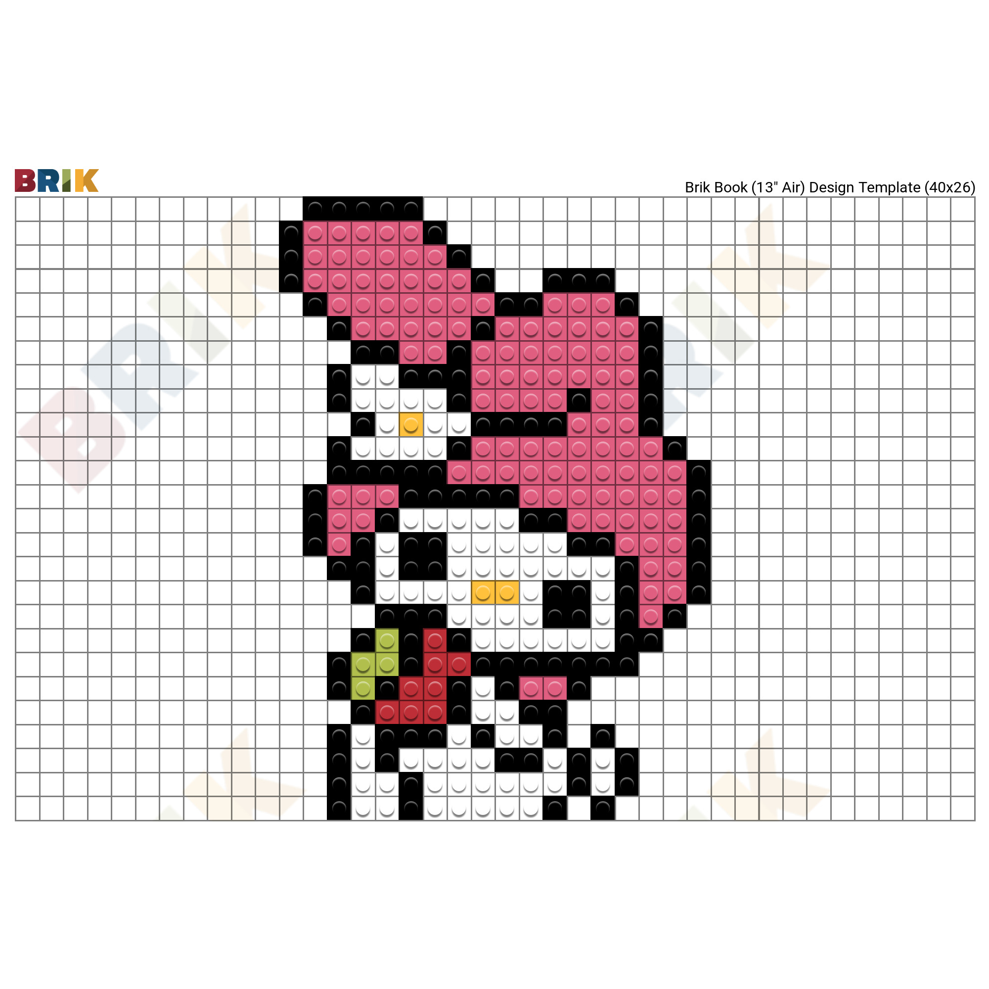 Kitten Pixel Art – BRIK