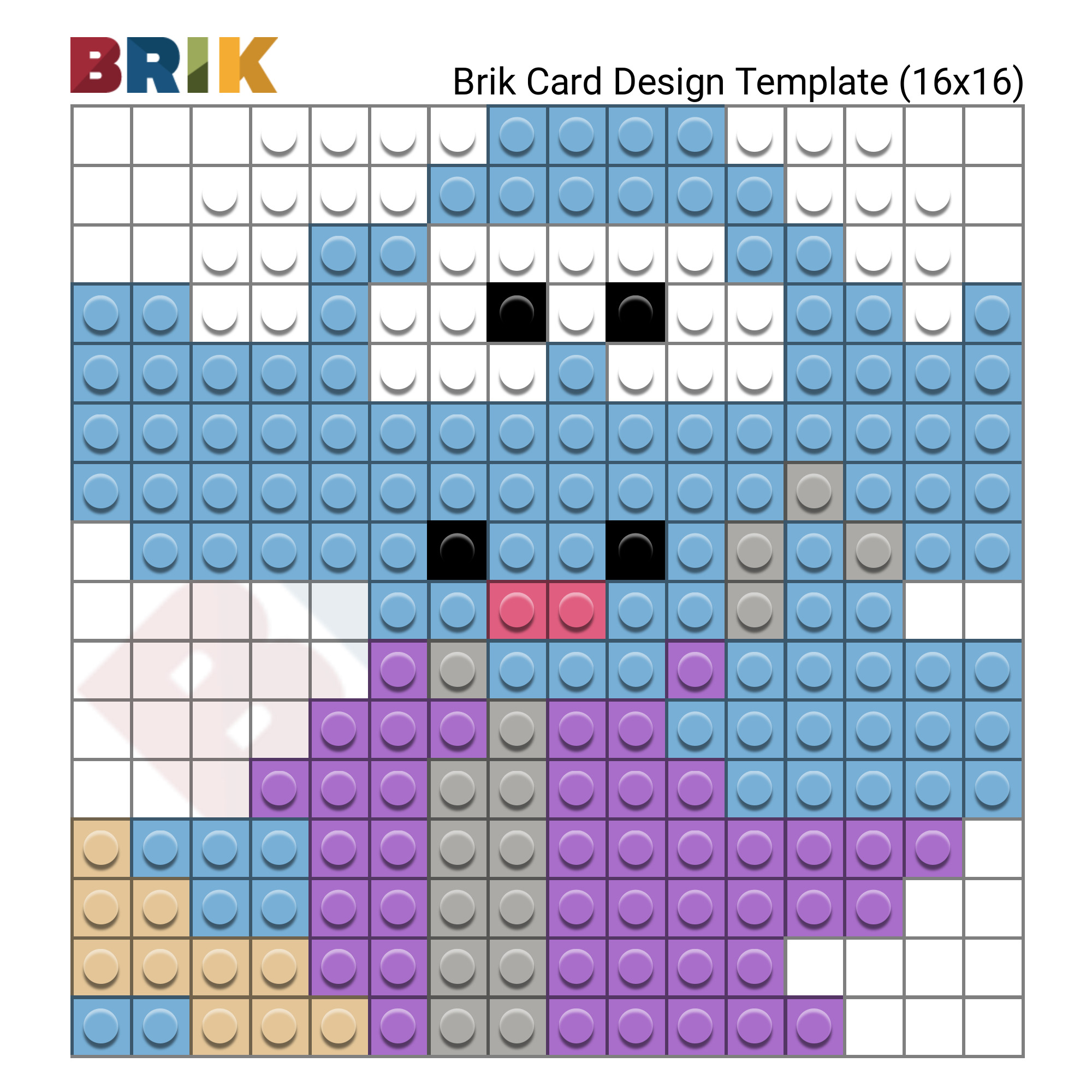 Smurf Pixel Art – BRIK