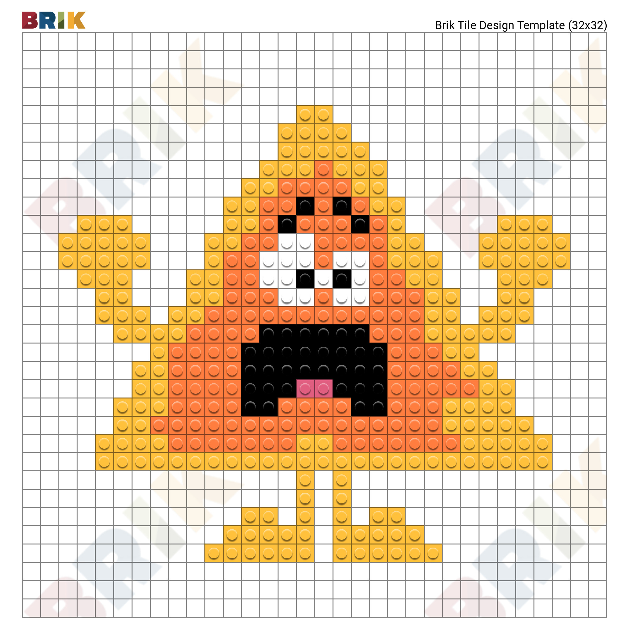 National Corn Chip Day Pixel Art Brik