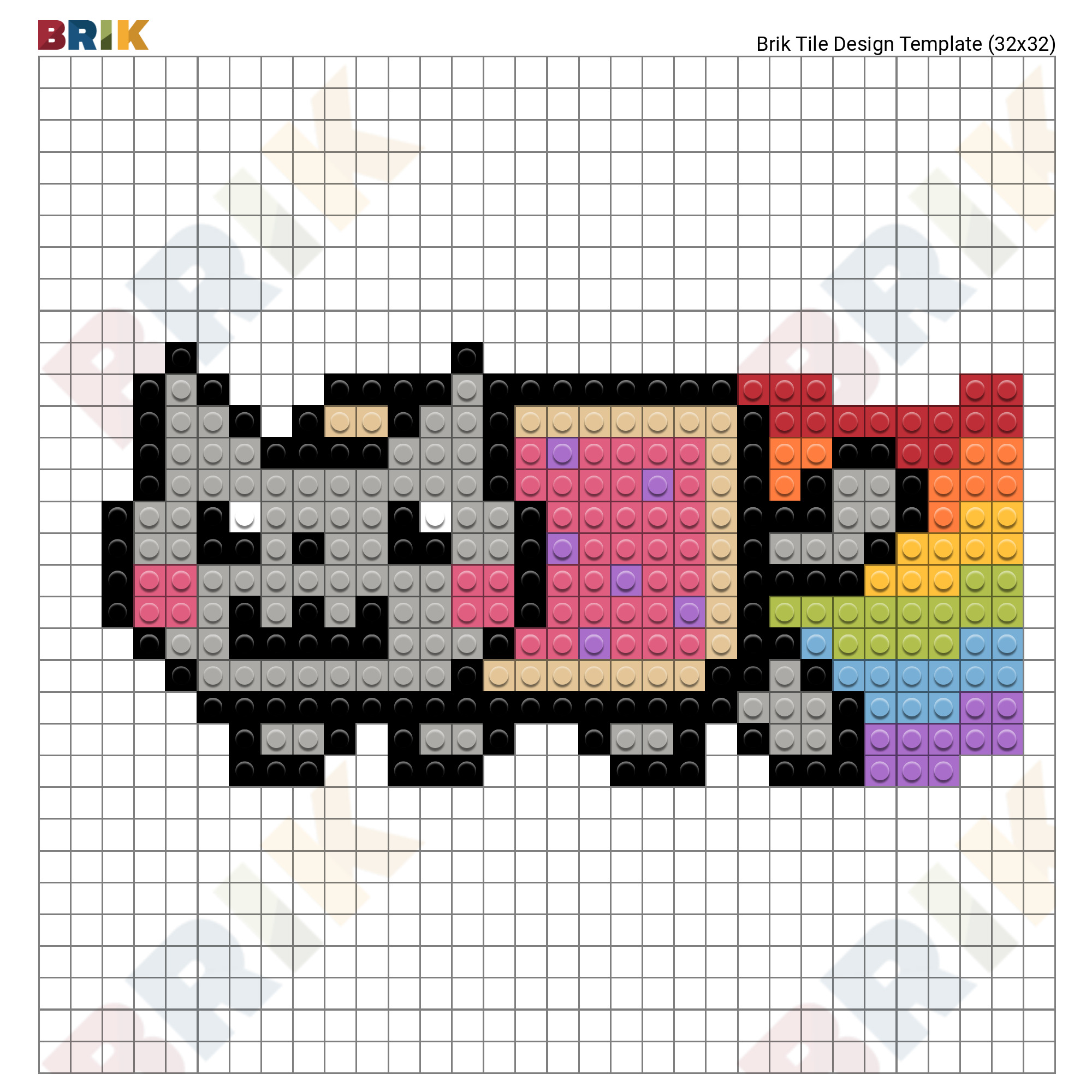 Pixilart - 32x32 Cat by skewo