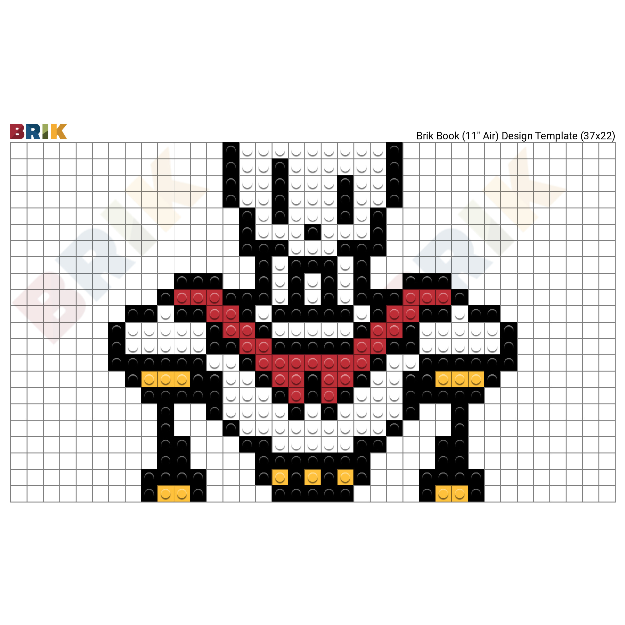 Papyrus Undertale Pixel Art Brik