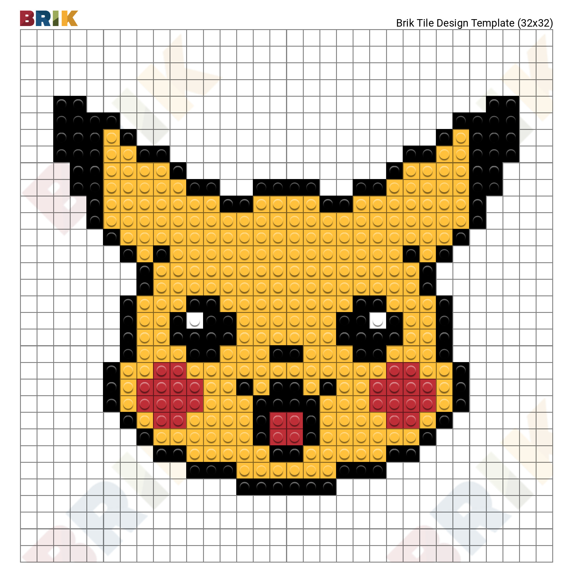 derpy pikachu - clud pixel art