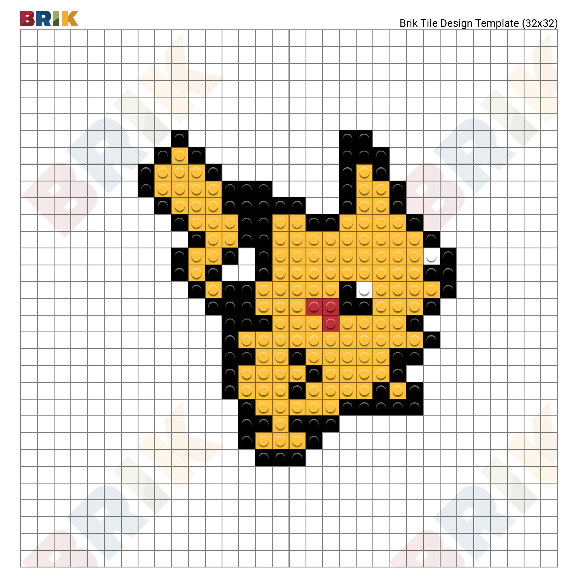 How To Draw Pikachu Pixel Art