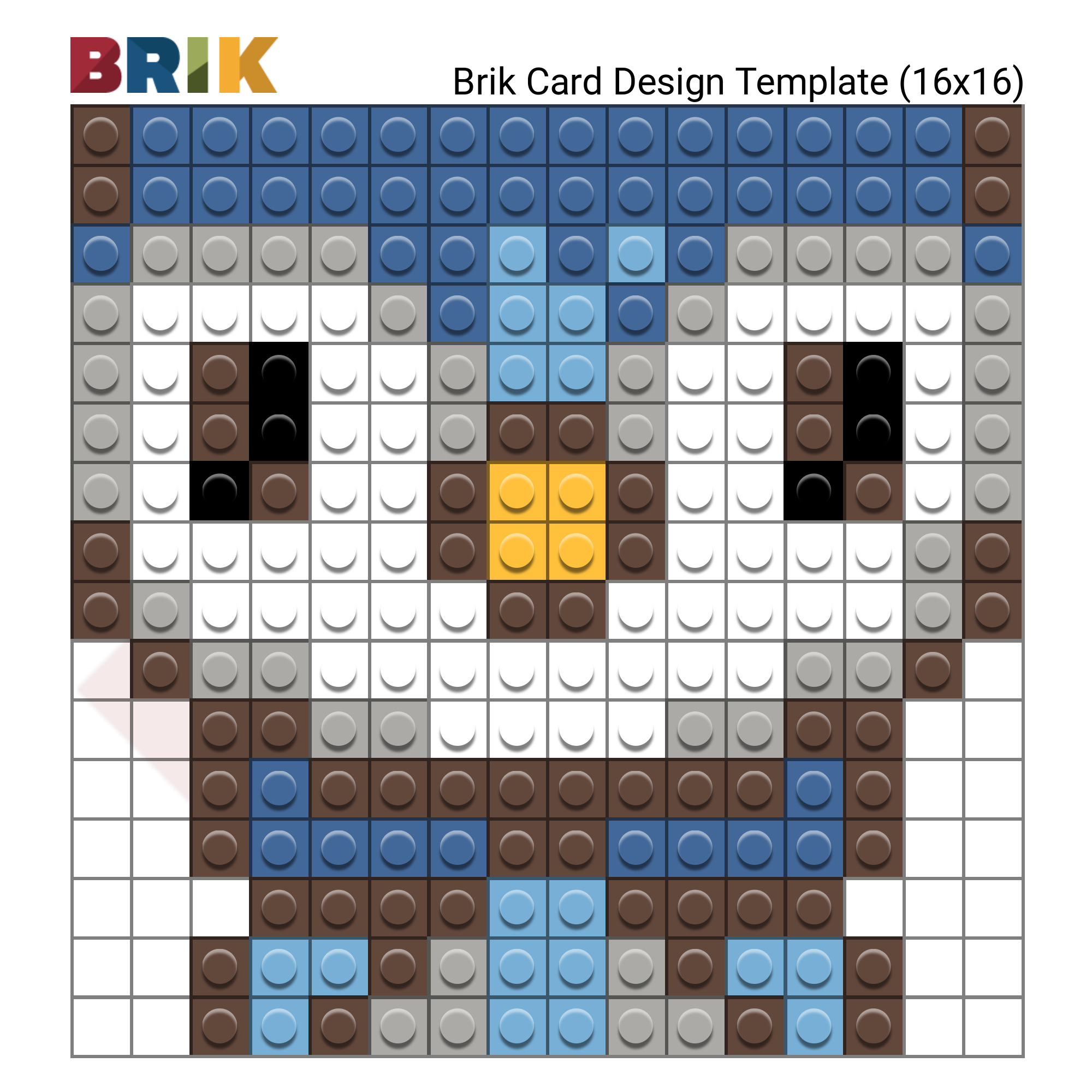 Pokemon Piplup Pixel Art – BRIK