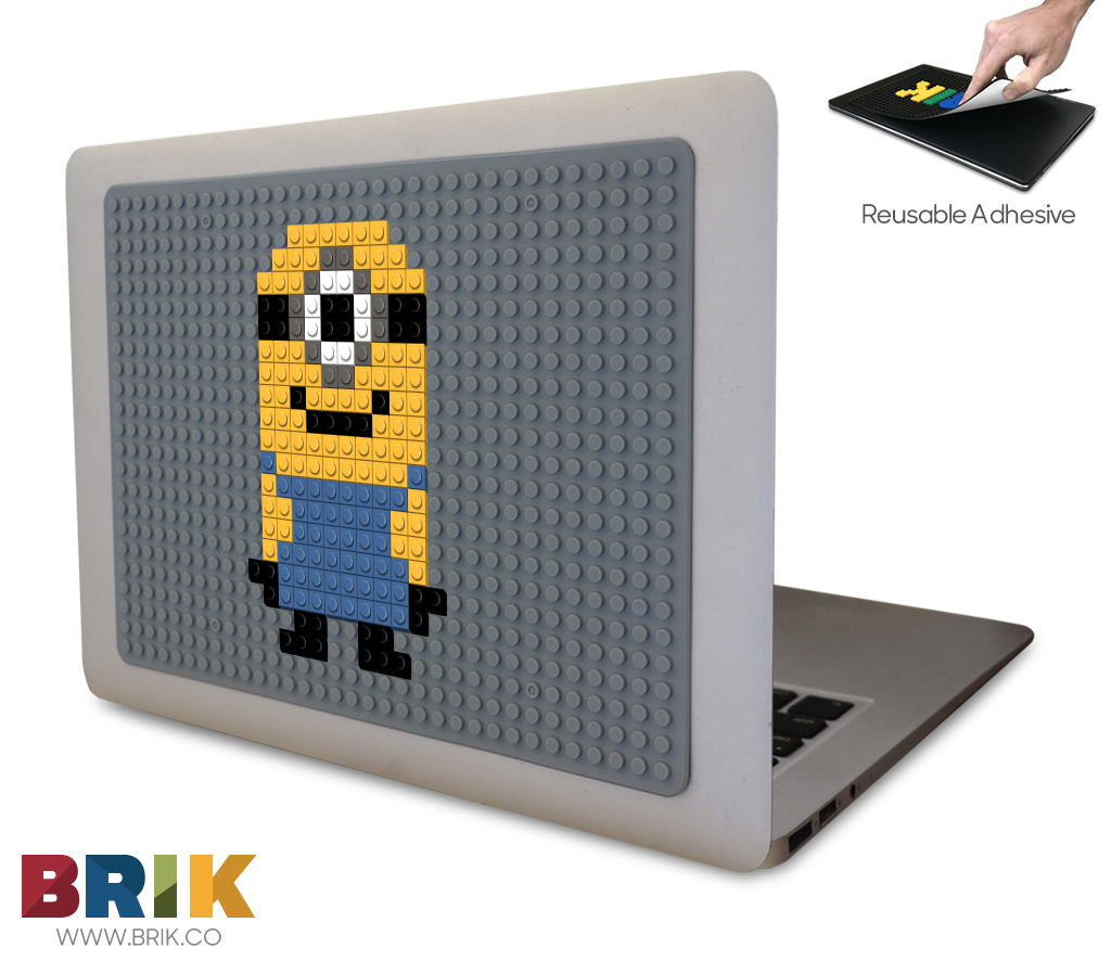 minion” reusable macbook & privacy stickers