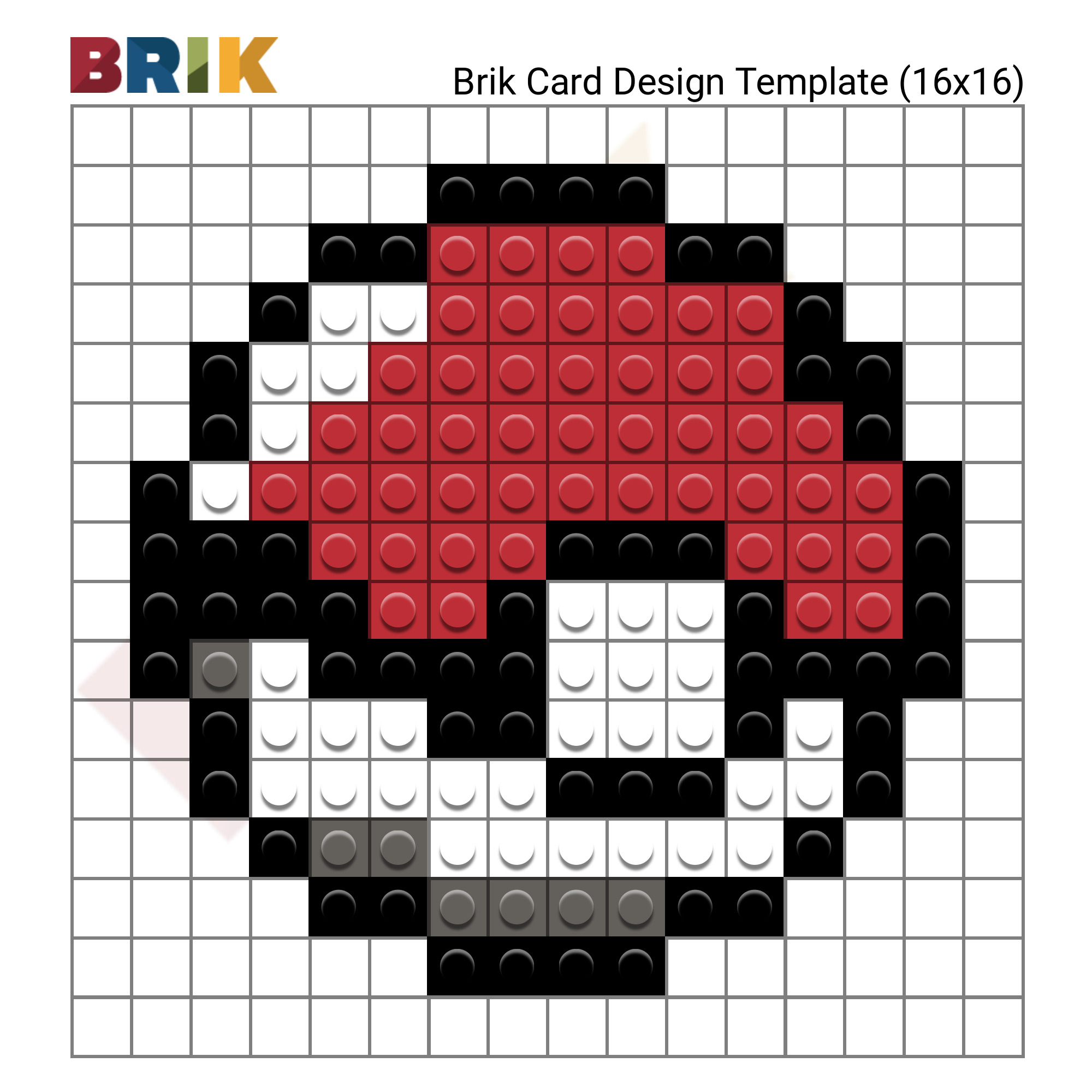 Pokeball Sprite White - Grid Paint