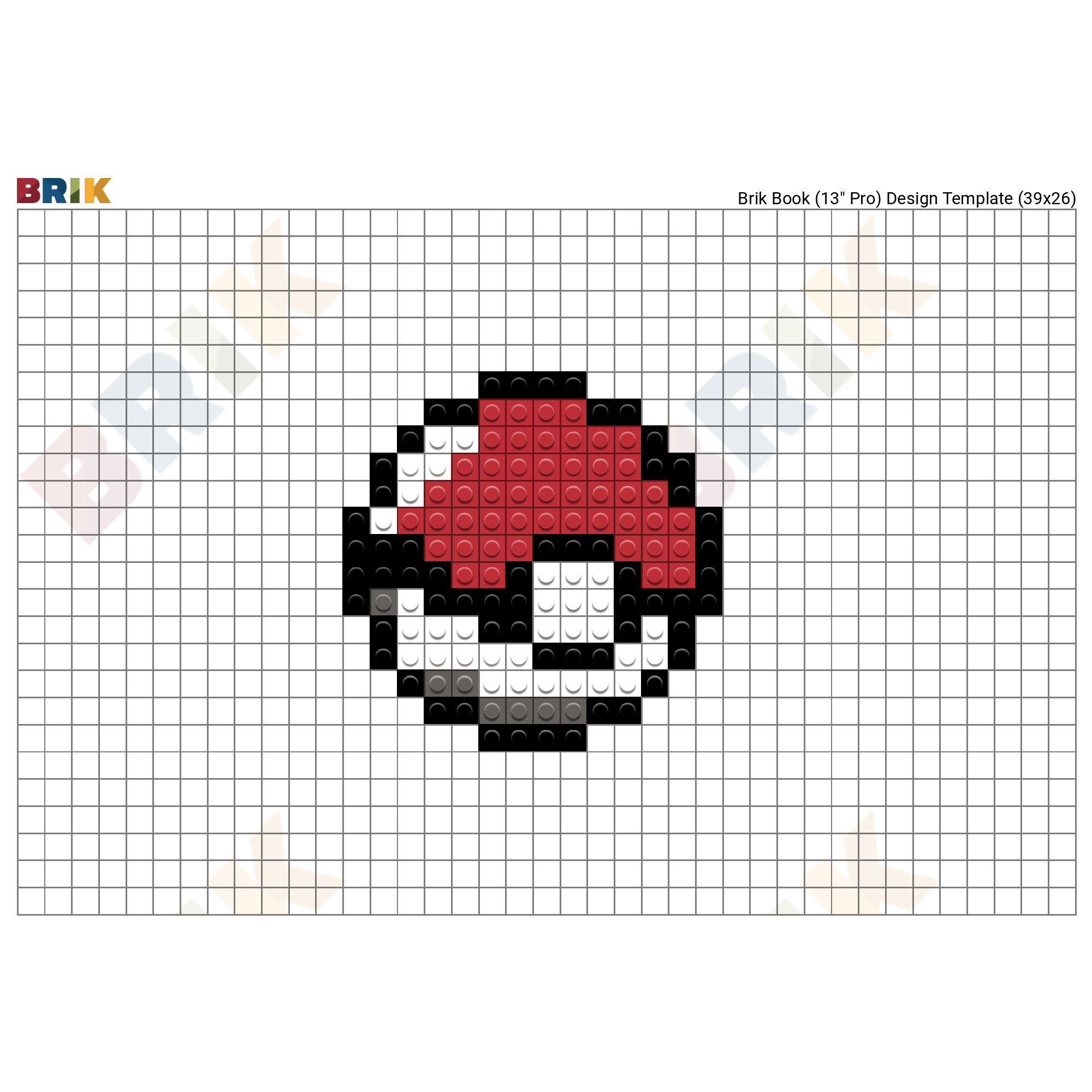 8-Bit Pokeball  Pixel art pokemon, Pixel art, Pixel art pattern
