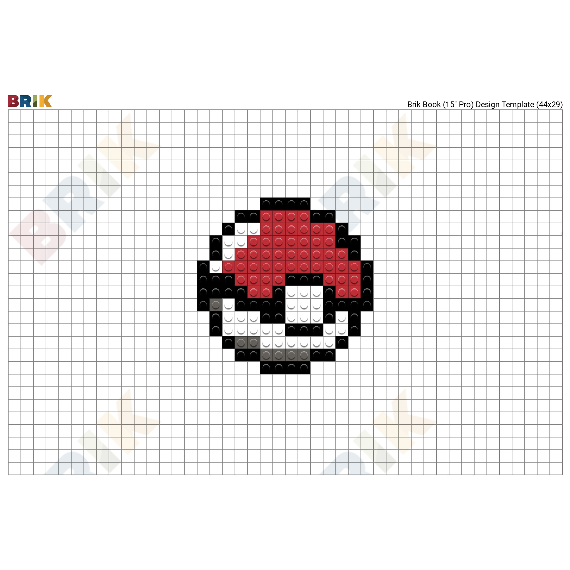 Pixilart - Pokemon ball by Uknown1234