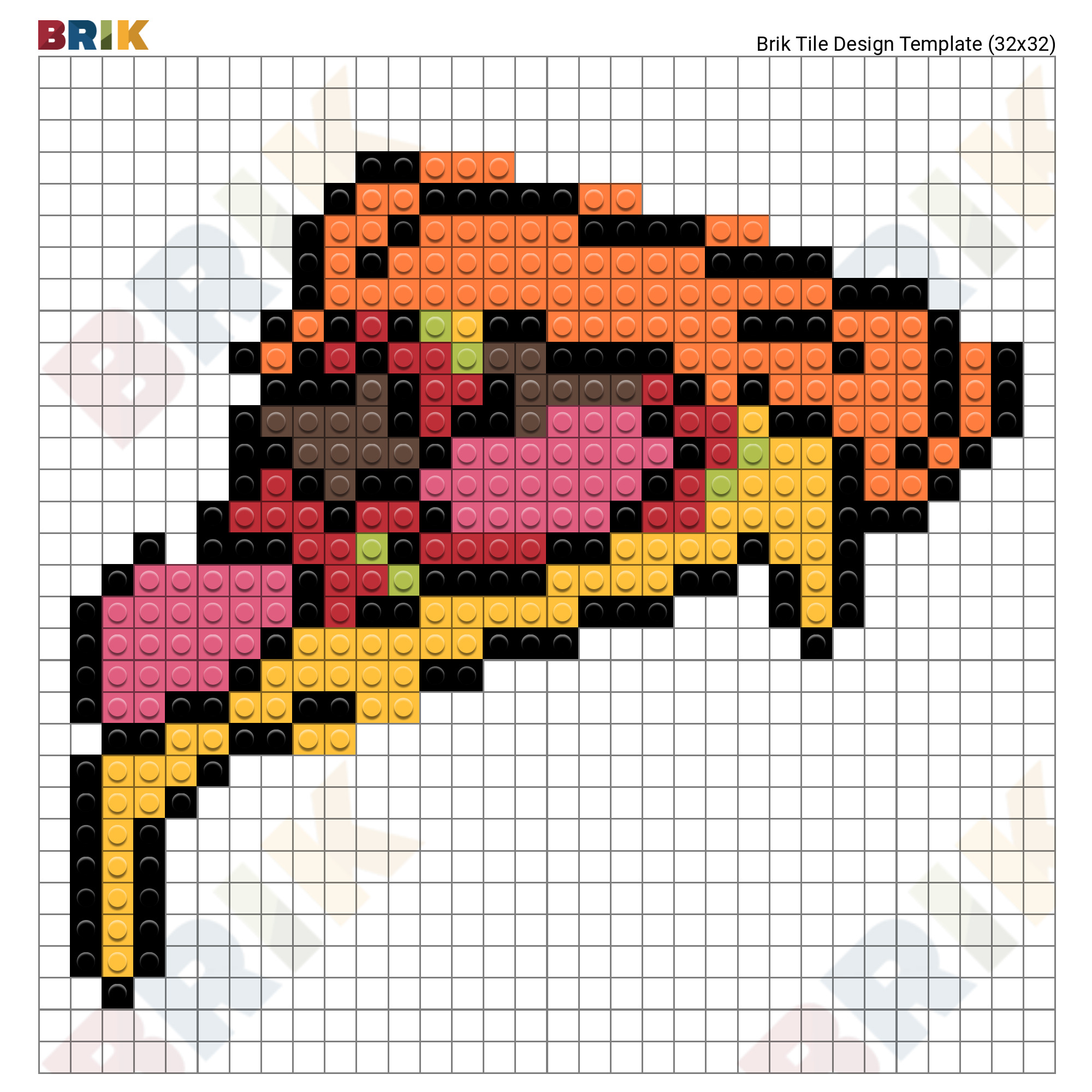 pizza pixel art brik pizza pixel art brik