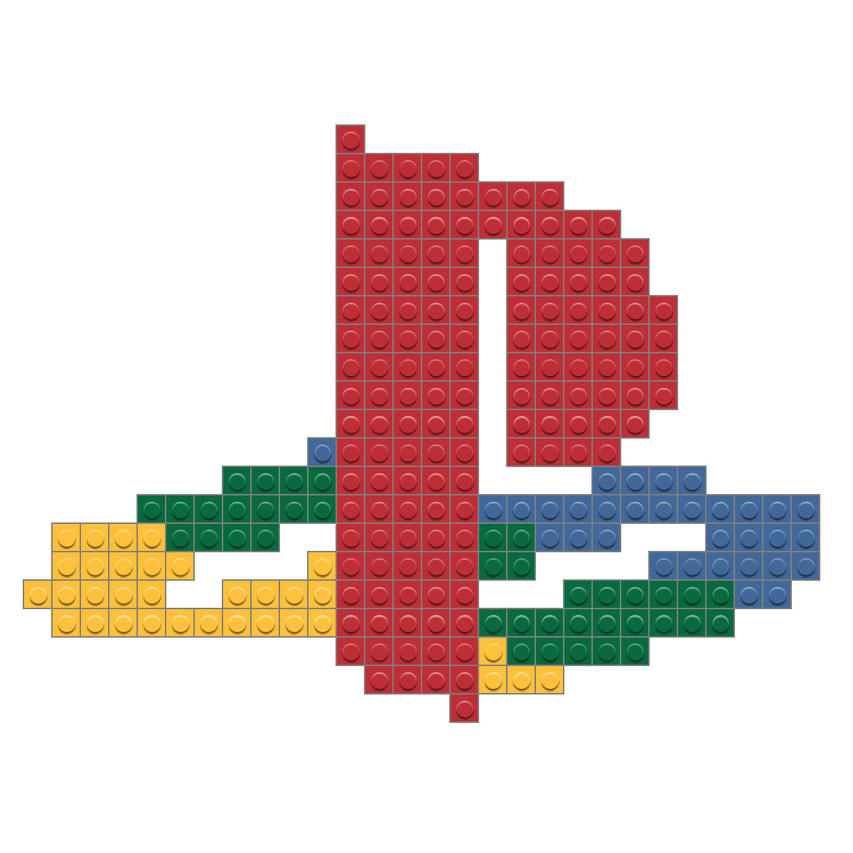 PlayStation Logo (original) Pixel Art Pixel Art, Pixel Art Grid, Graph ...