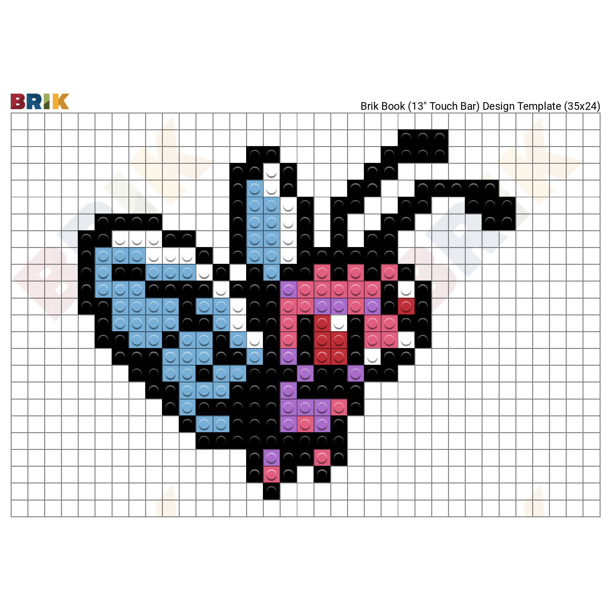 Pokemon Butterfree Pixel Art Brik