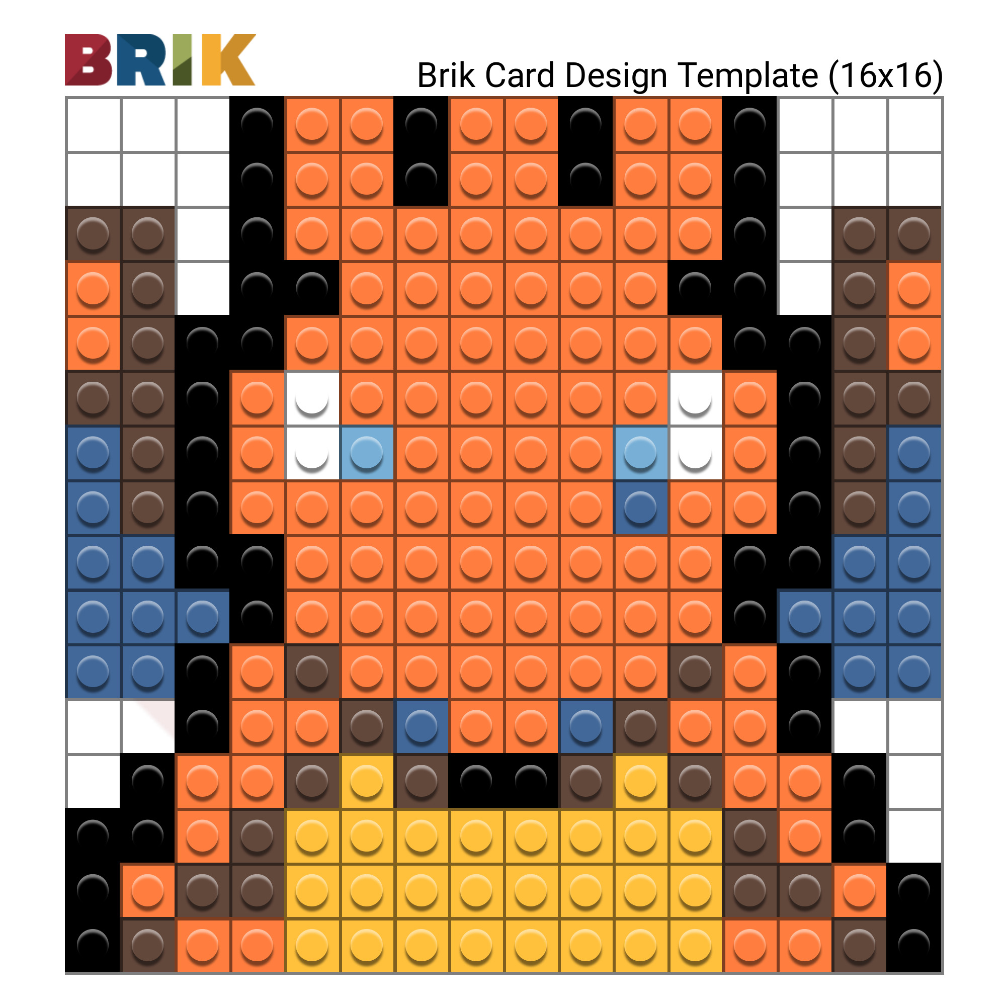 Pokemon Charizard Pixel Art – BRIK