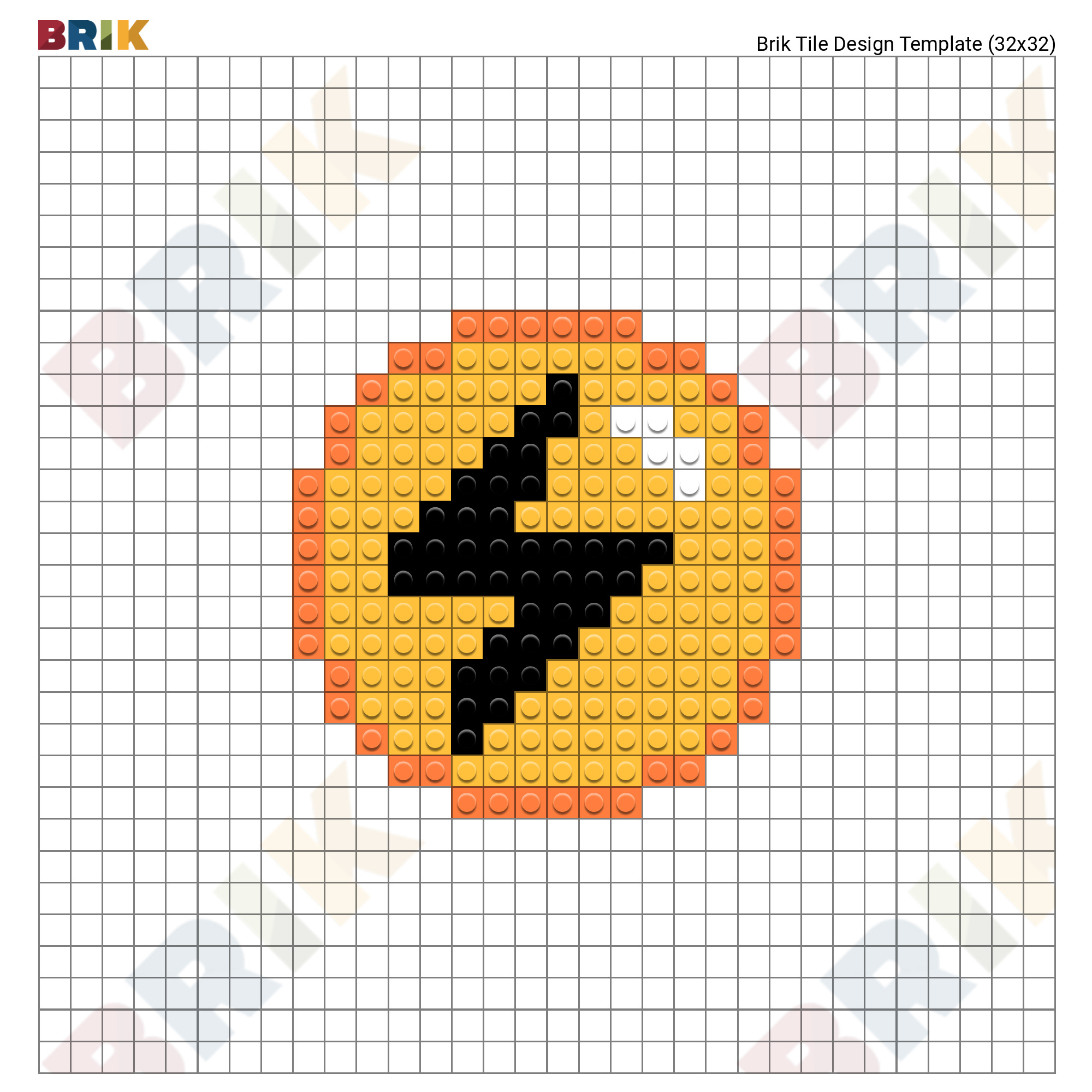 Pokemon Lightning Energy Pixel Art – BRIK