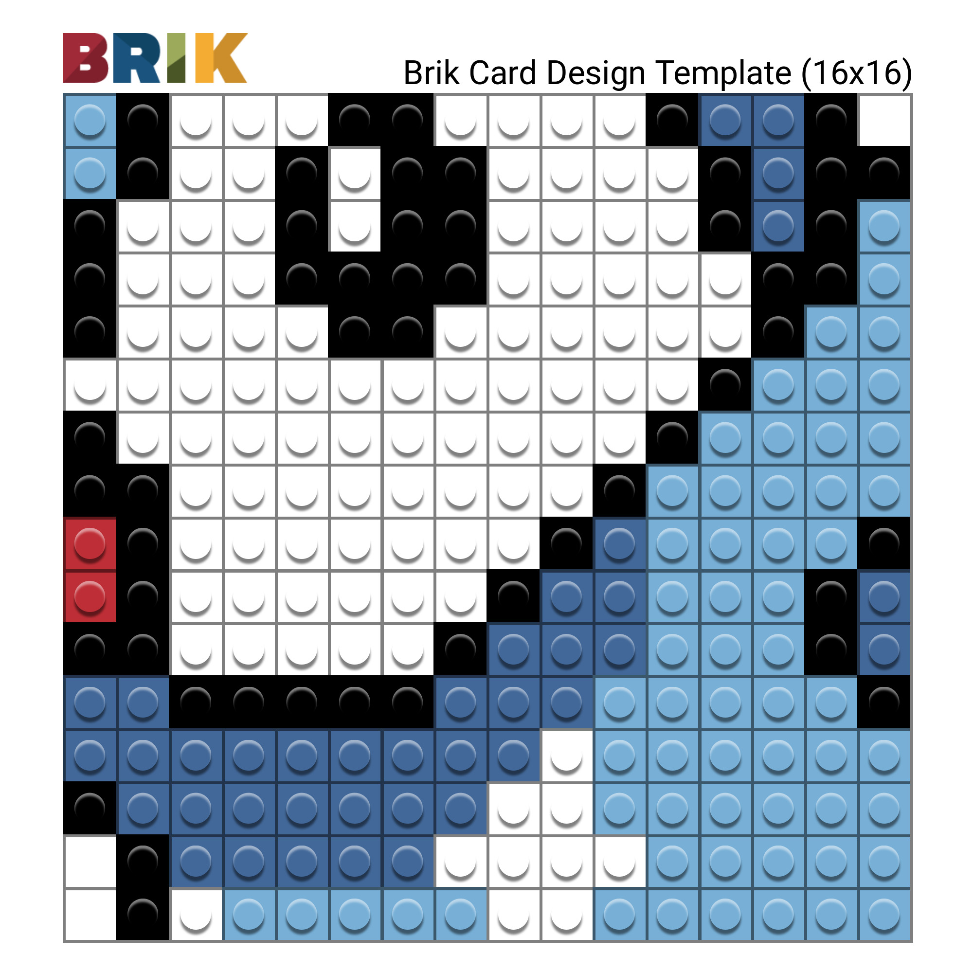 Pokemon Piplup Pixel Art – BRIK