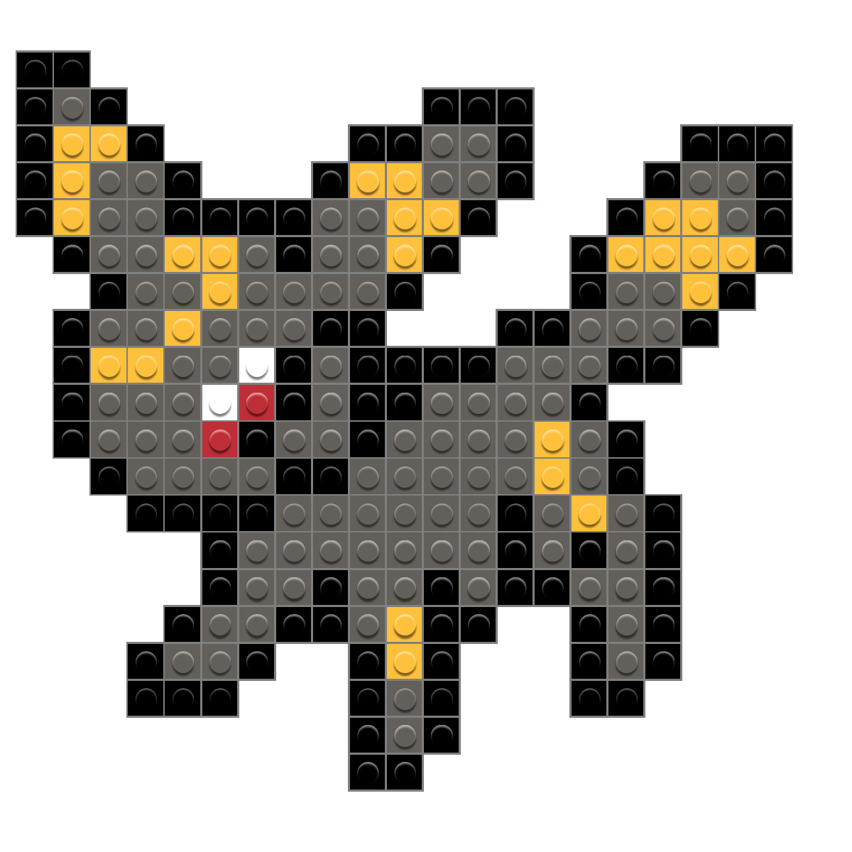 LOJA.POKEPIXEL  Quadro Pokemon Umbreon 14x14cm Pixelart.html