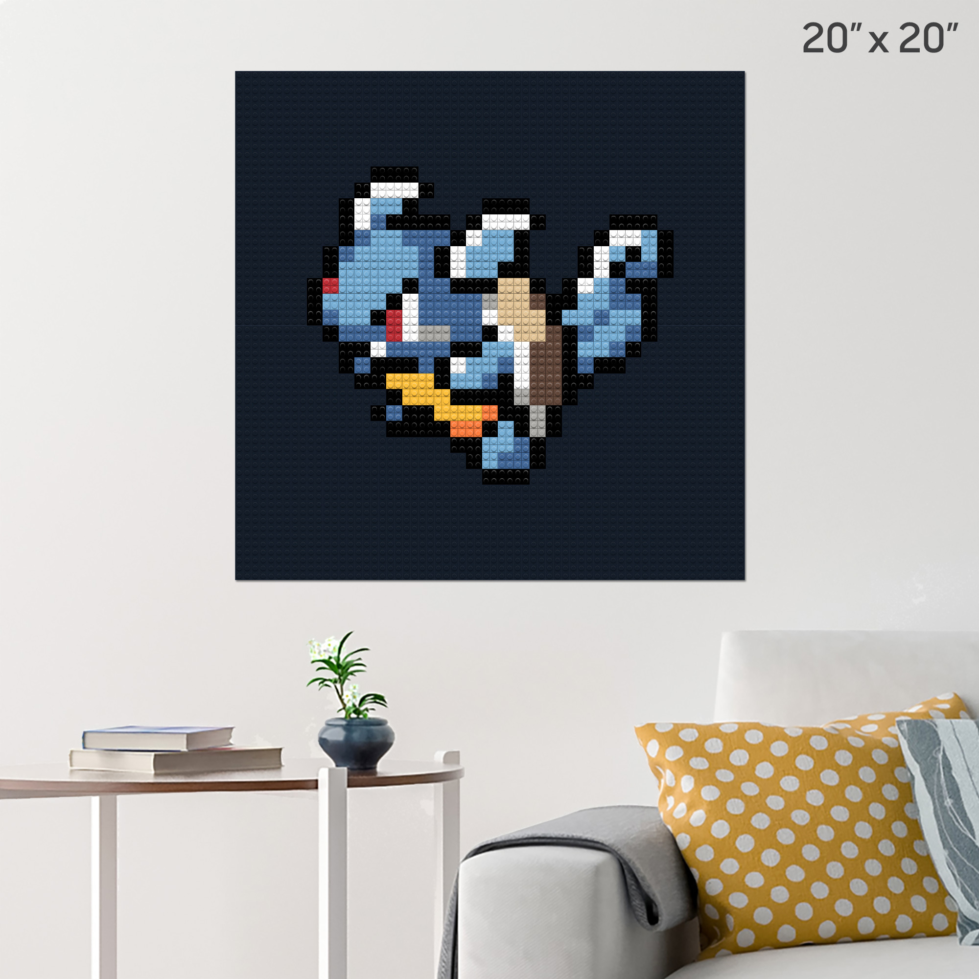 Pokemon Wartortle Pixel Art – BRIK