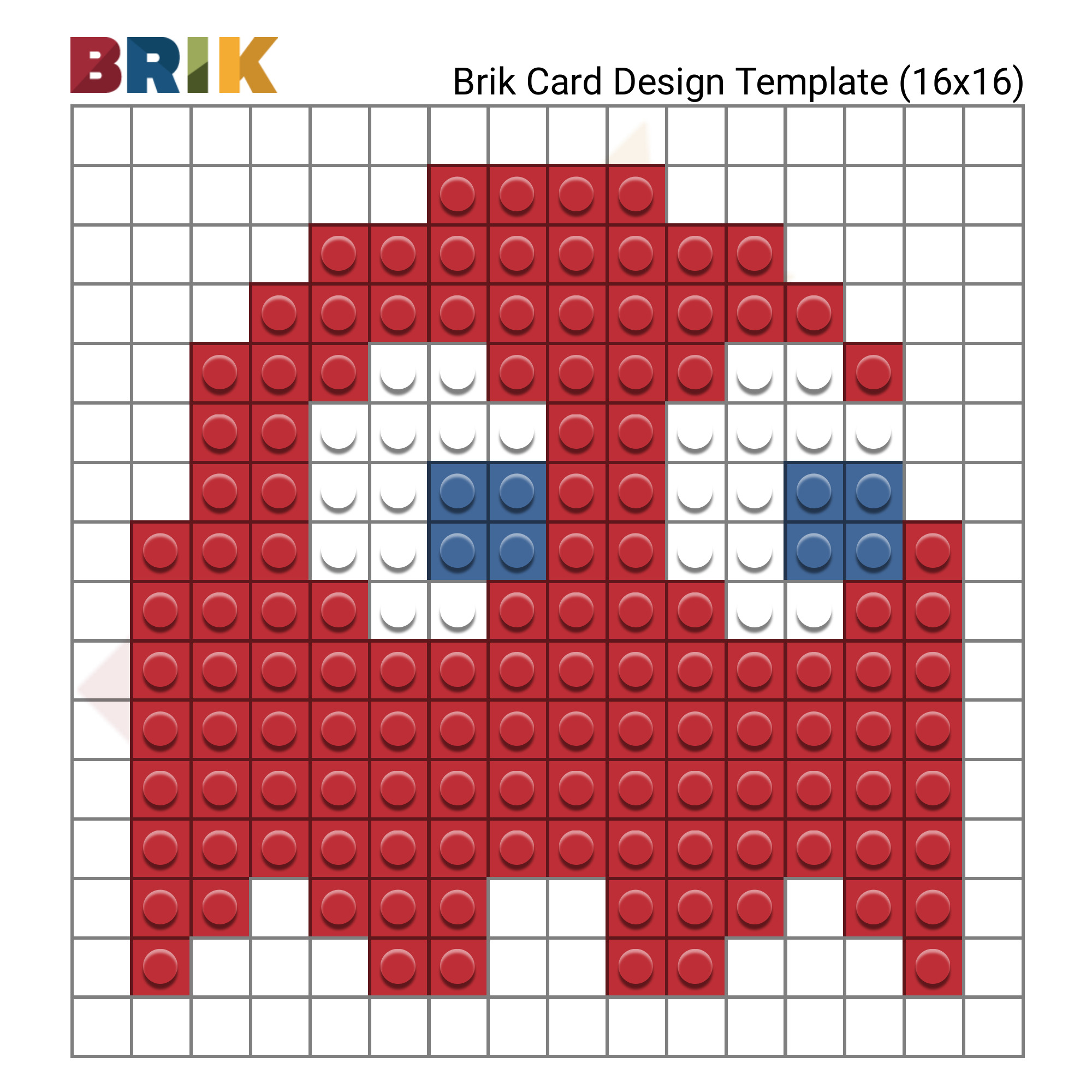 pixel red ghost brik pixel red ghost brik