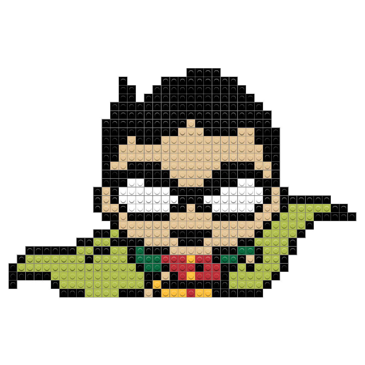 Robin Teen Titans Pixel Art