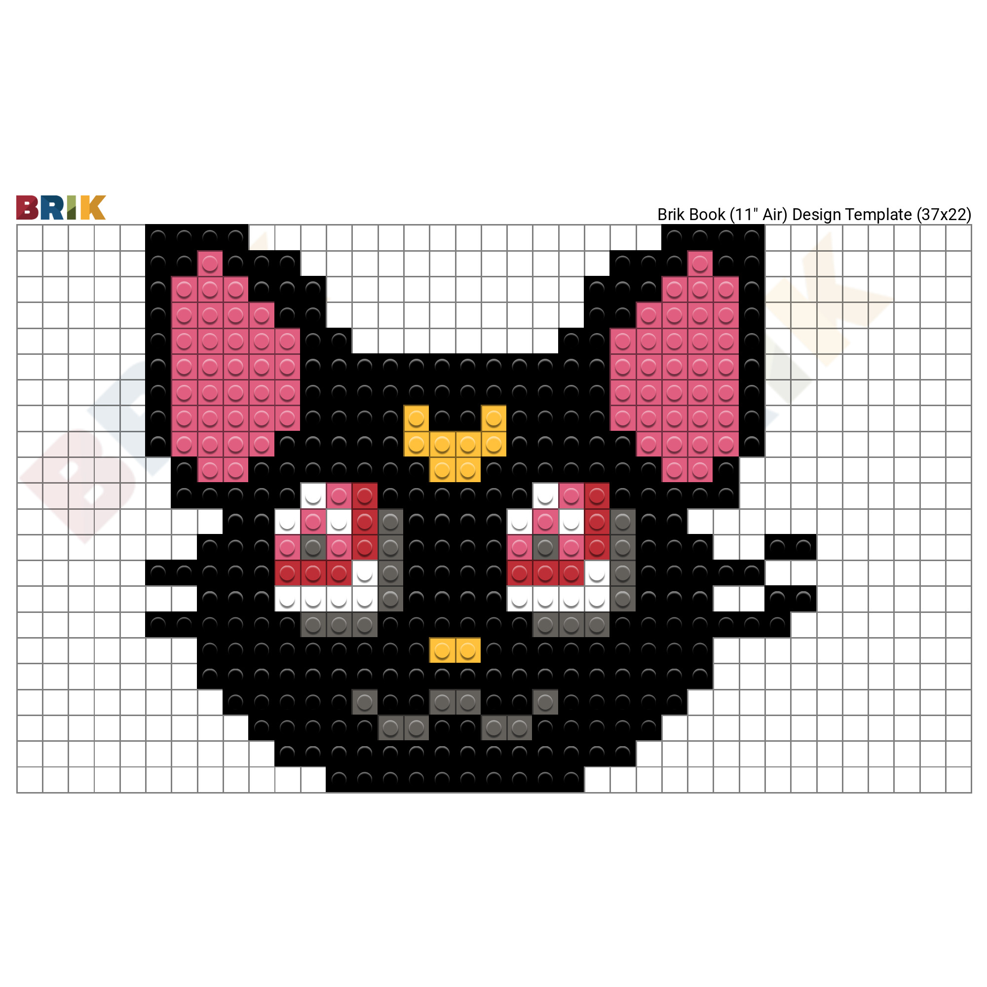 Sailor Moon Cat Luna Pixel Art – BRIK