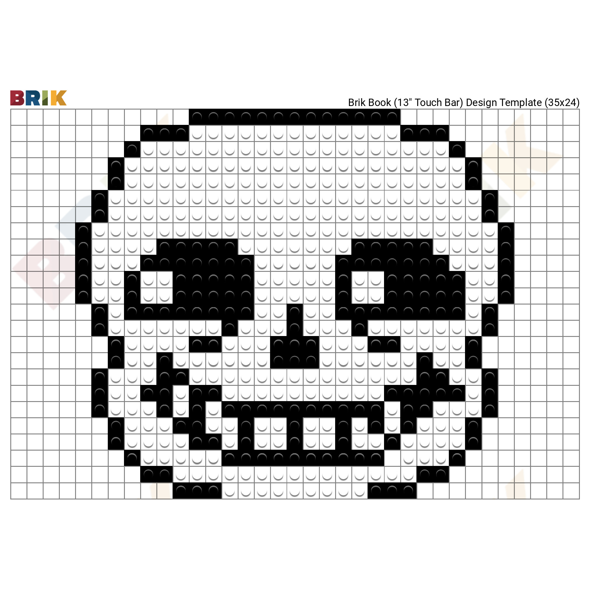 Pixel art sans look up