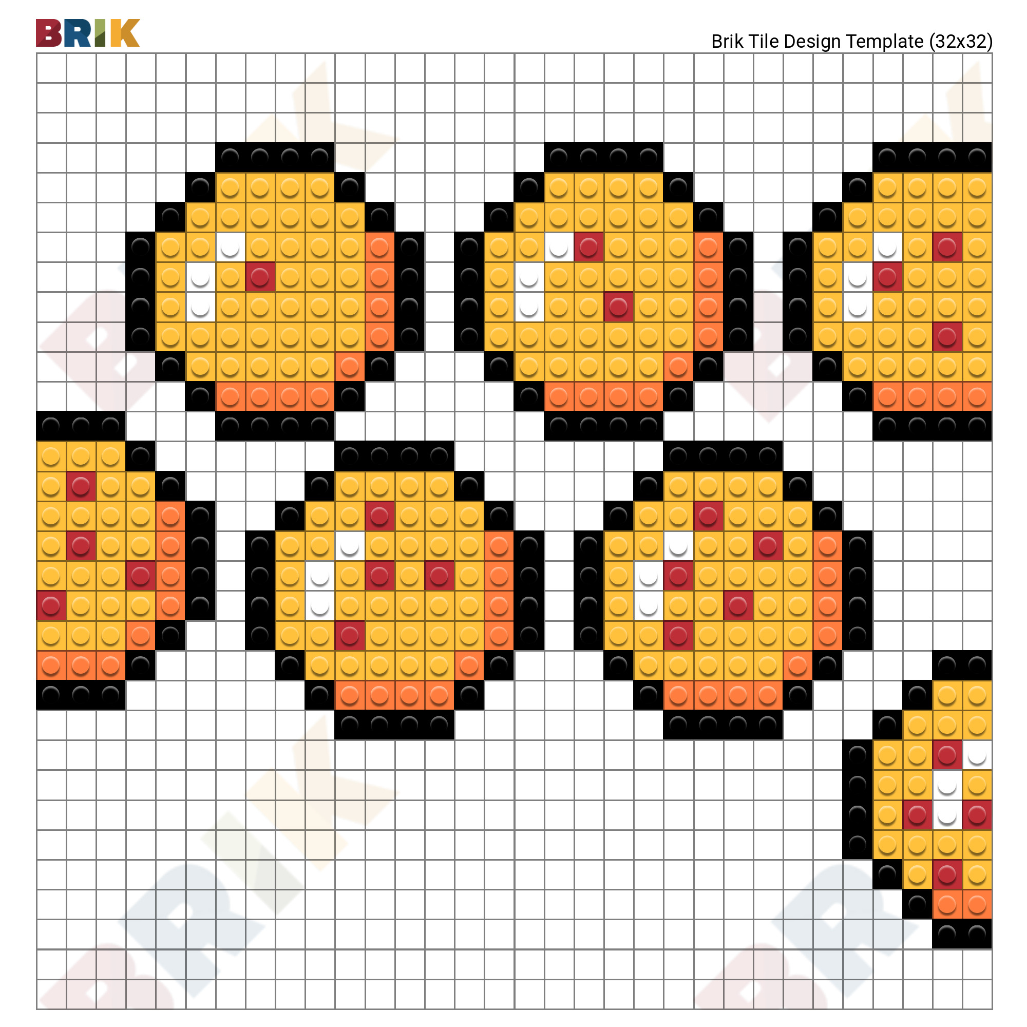 Seven Dragon Balls Pixel Art Brik