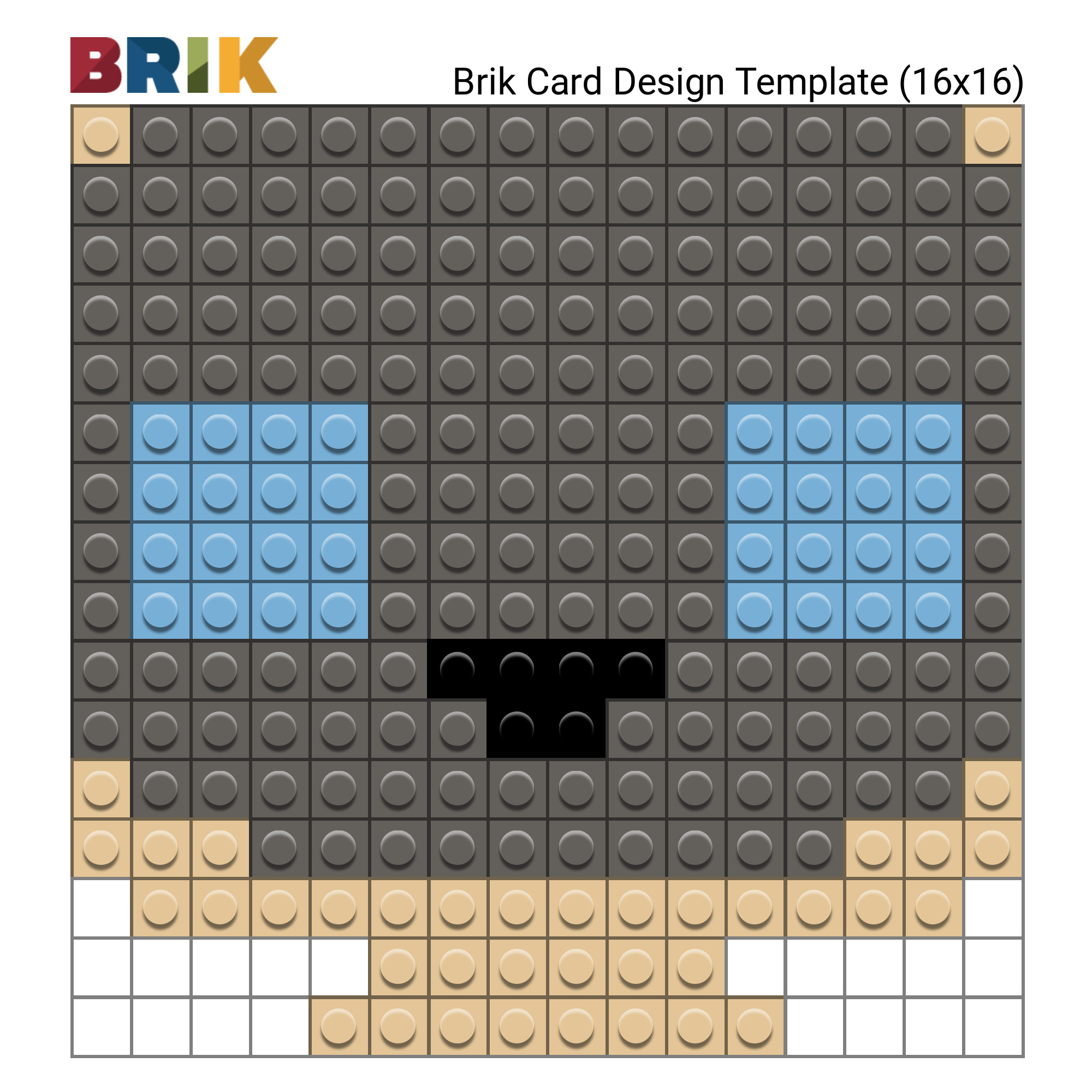 Siamese Cat Pixel Art – BRIK