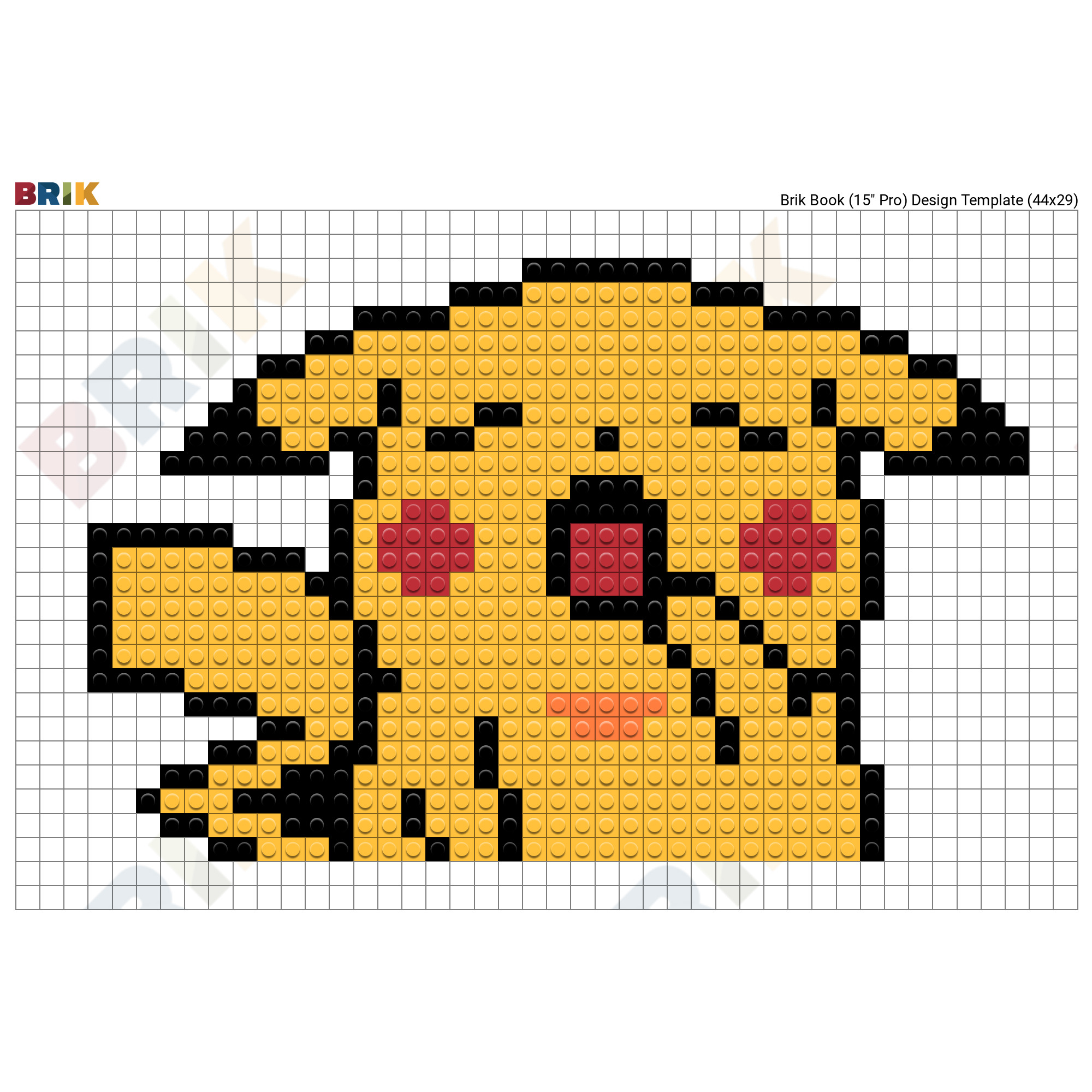 Pixel Art Pokemon Pikachu Petit