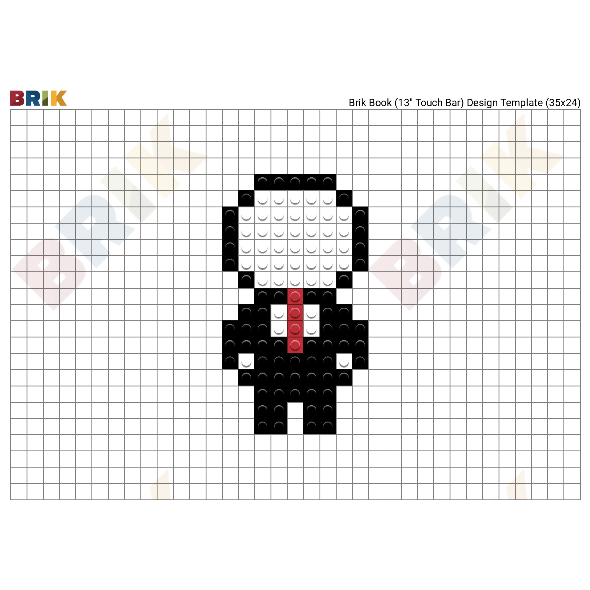 slender man pixel art