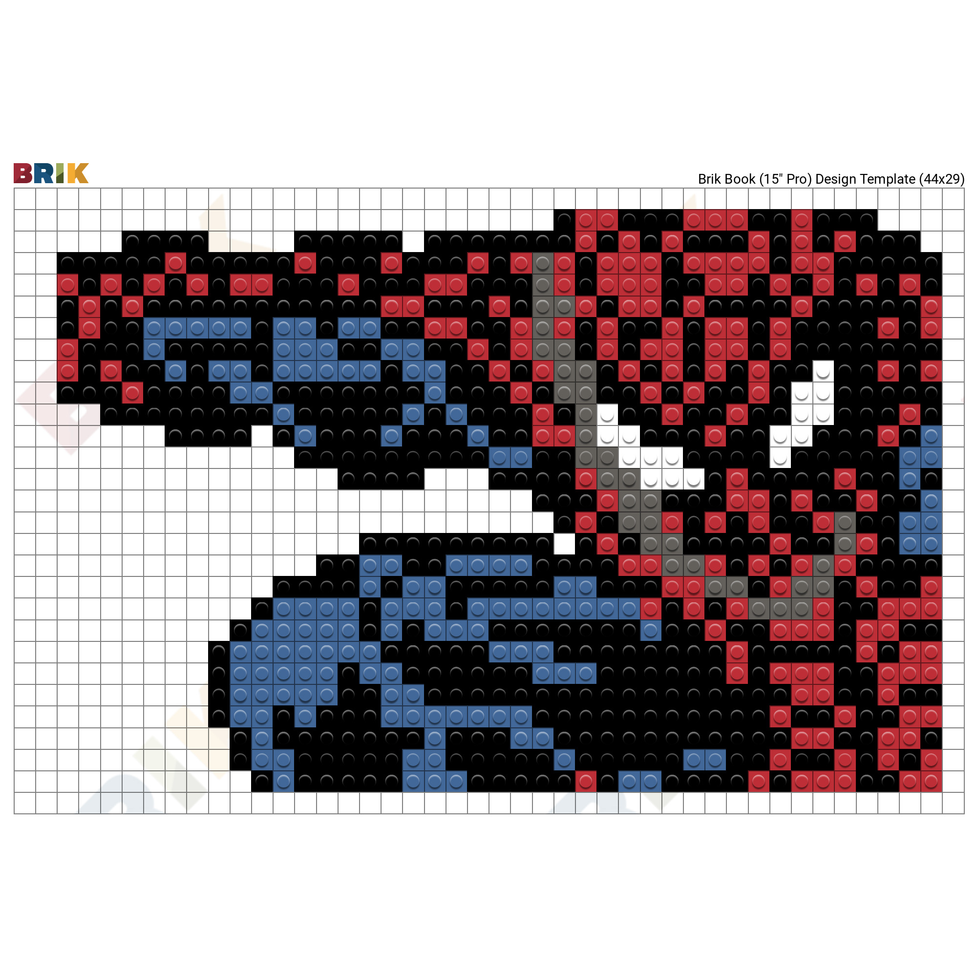 Spider-Man Pixel Art – BRIK