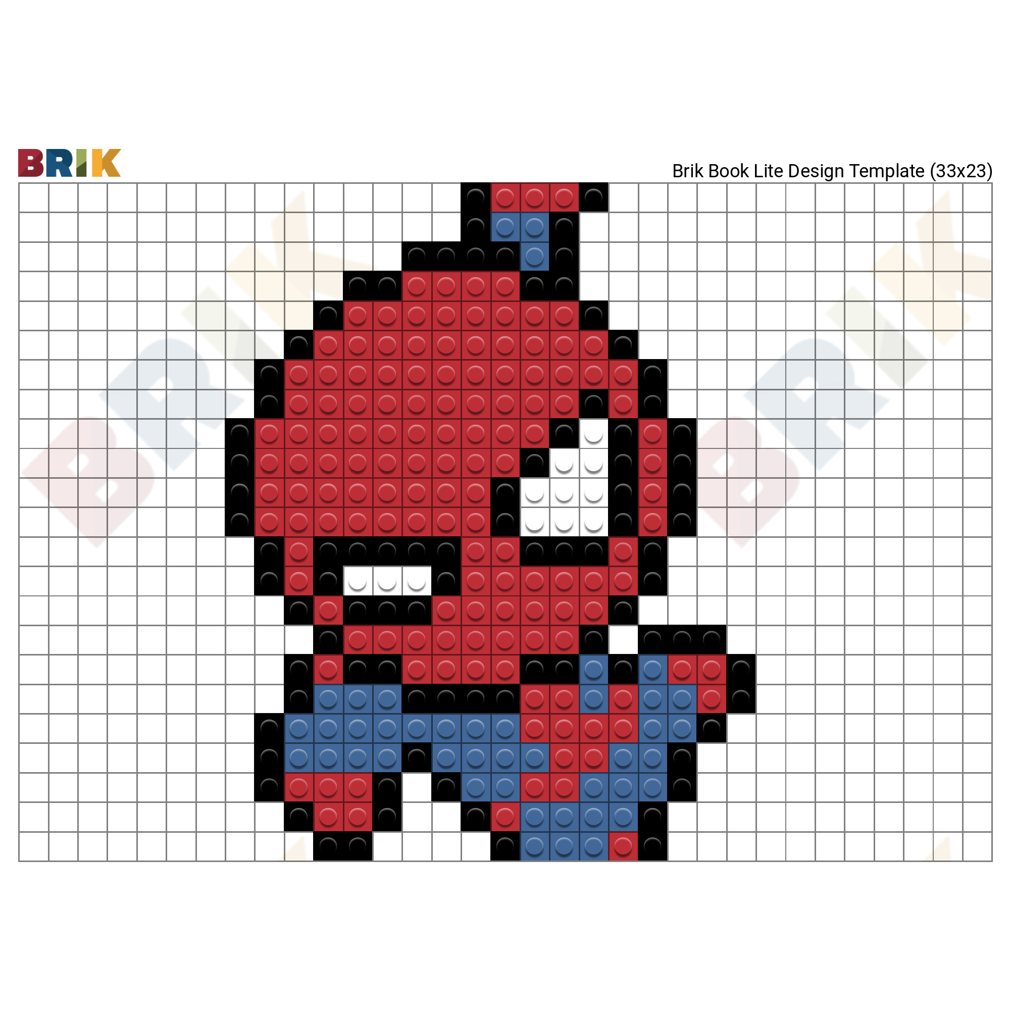 Spider-Man Pixel Art – BRIK