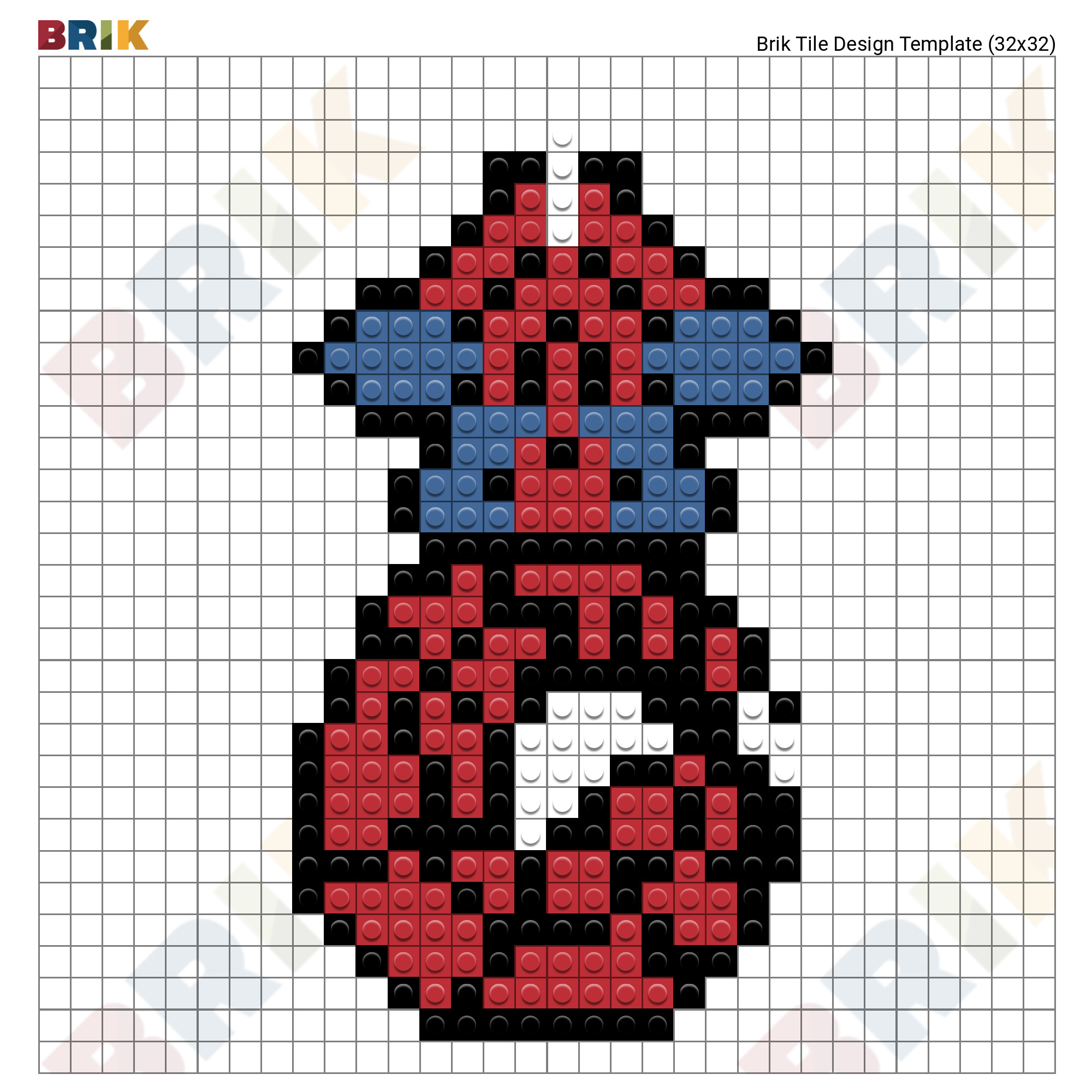 Spiderman Pixel Art – BRIK