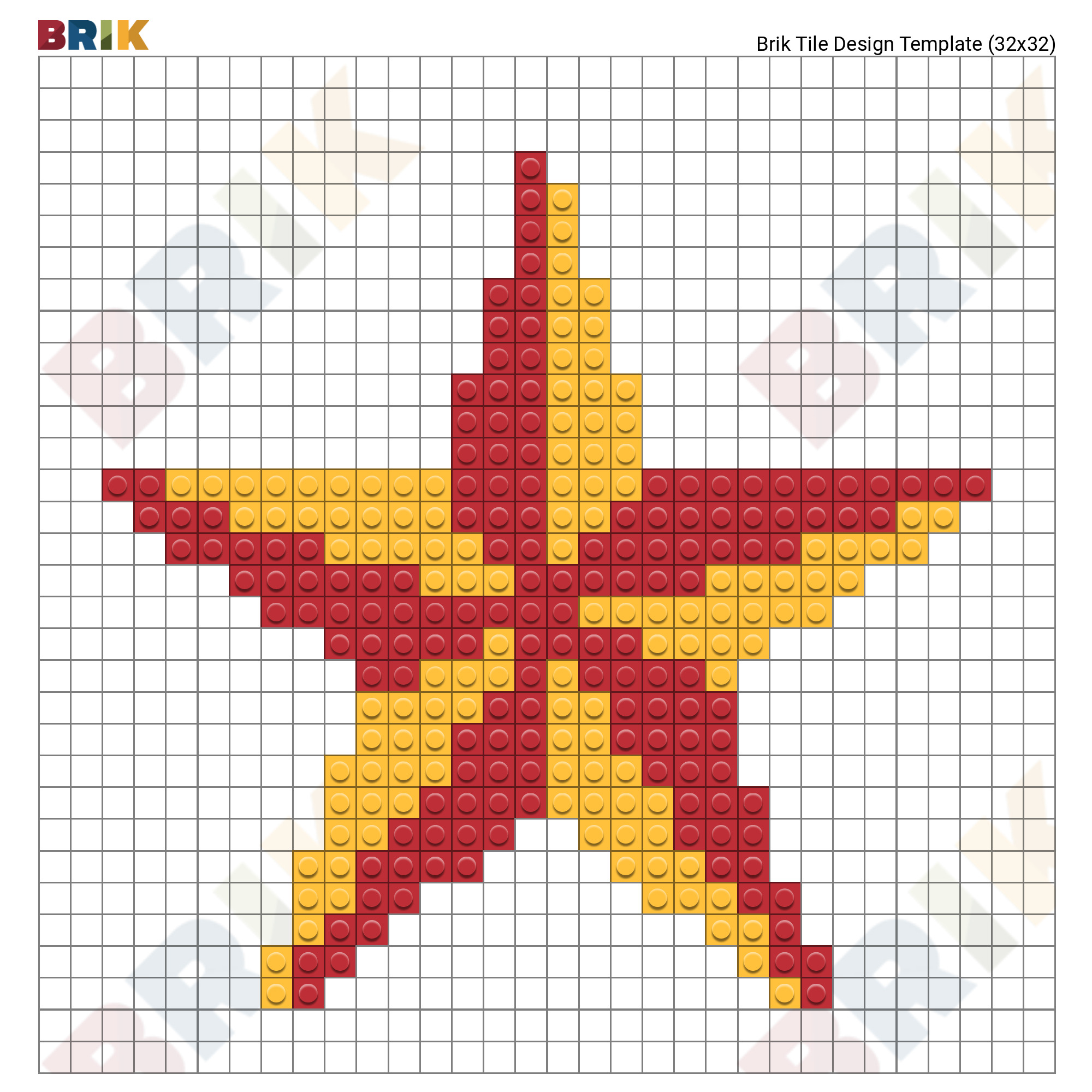 Star Pixel Art Brik