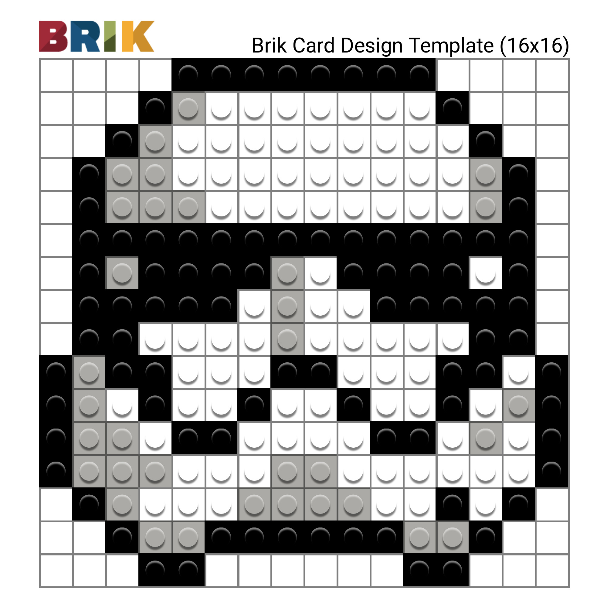 pic Grid 16X16 Pixel Art Black And White star wars storm trooper pixel...