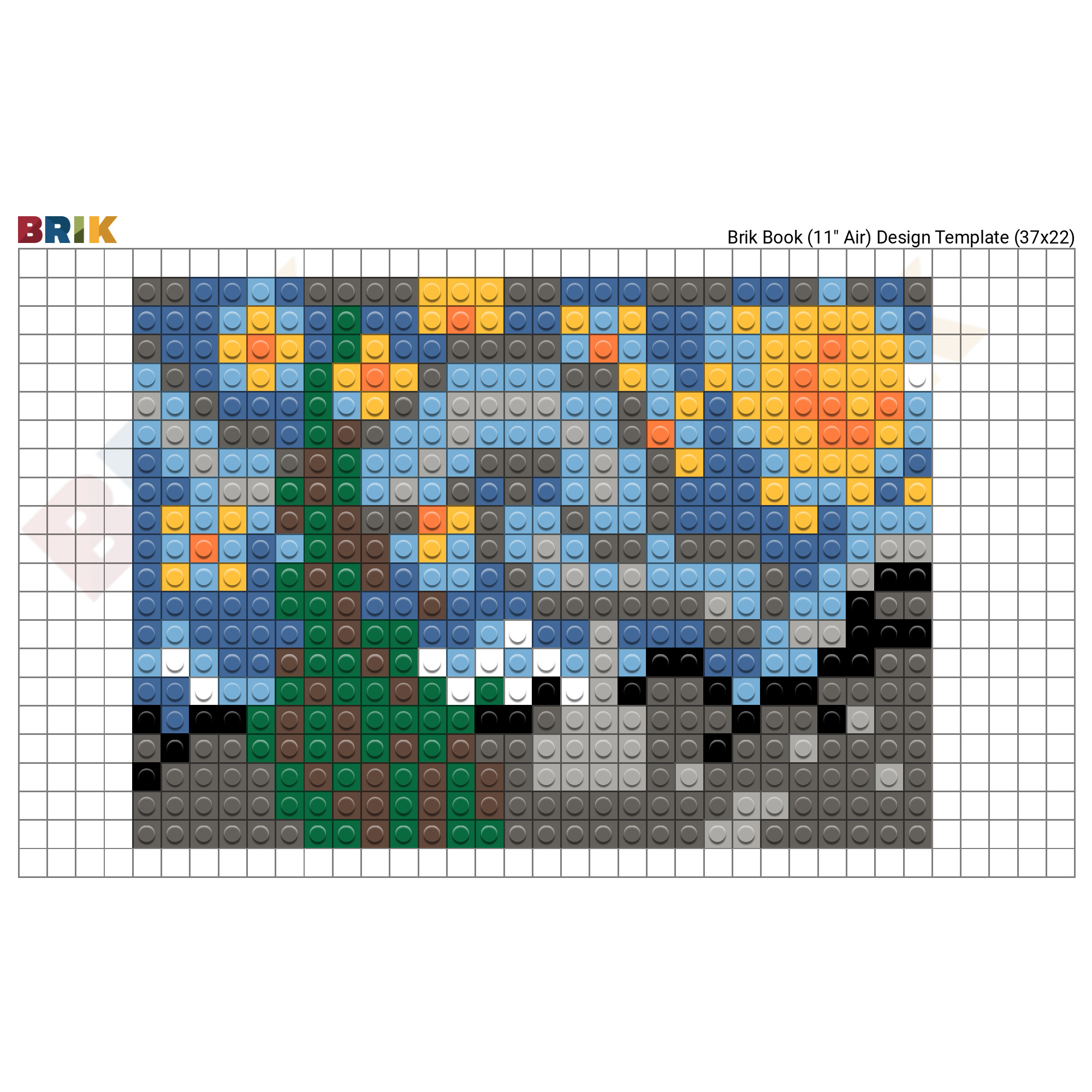 Starry Night Pixel Art – BRIK