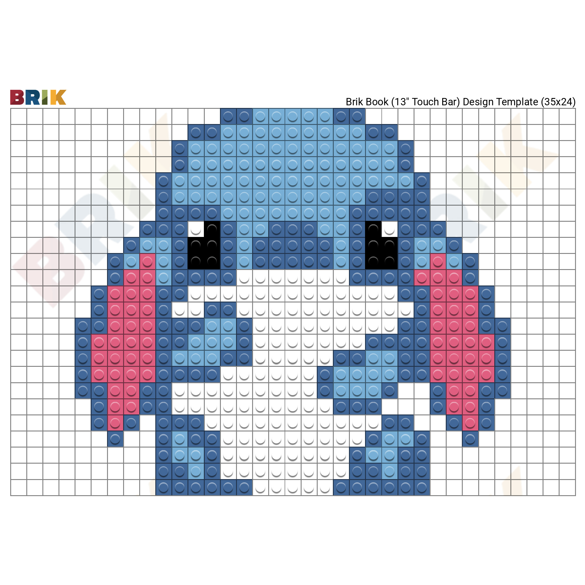 Make your own cute easy pixel art stitch with this tutorial