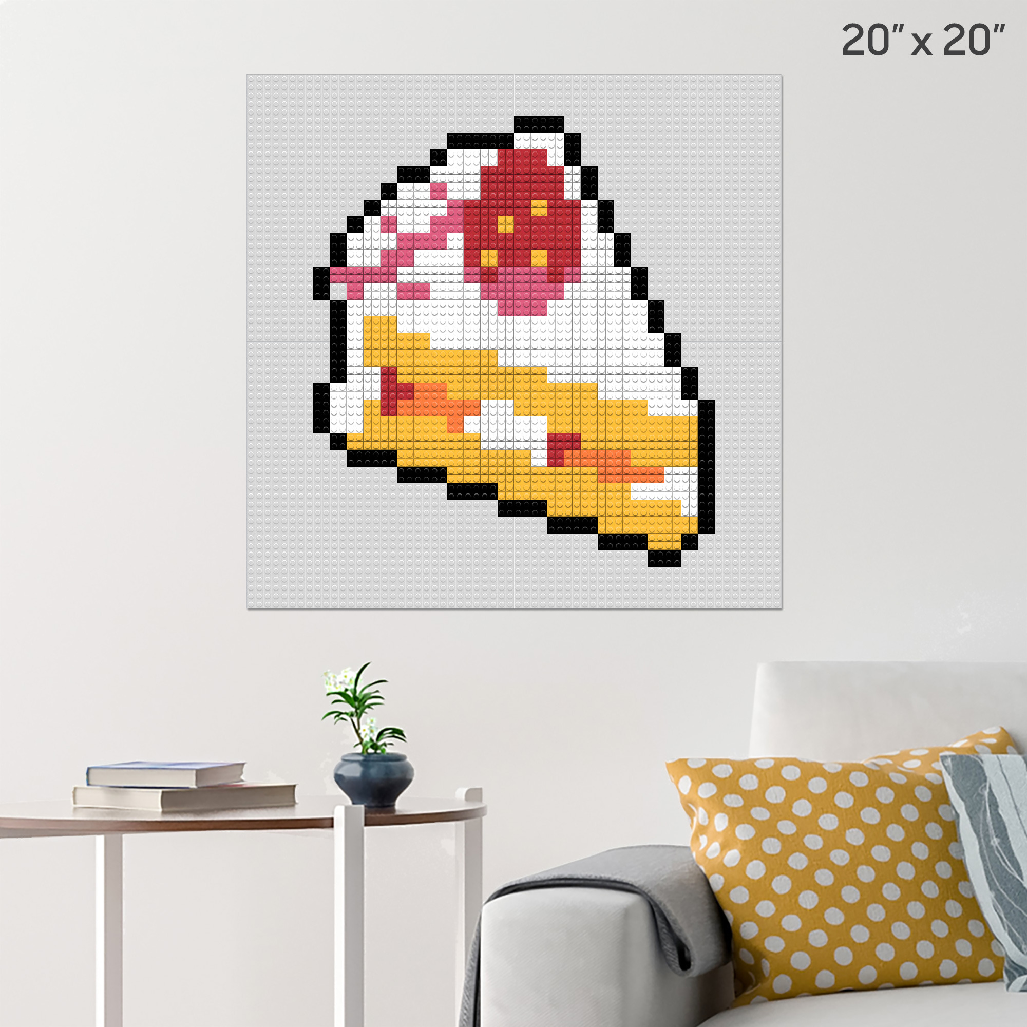 Strawberry pixel art kit – Noteworthy Art Kits