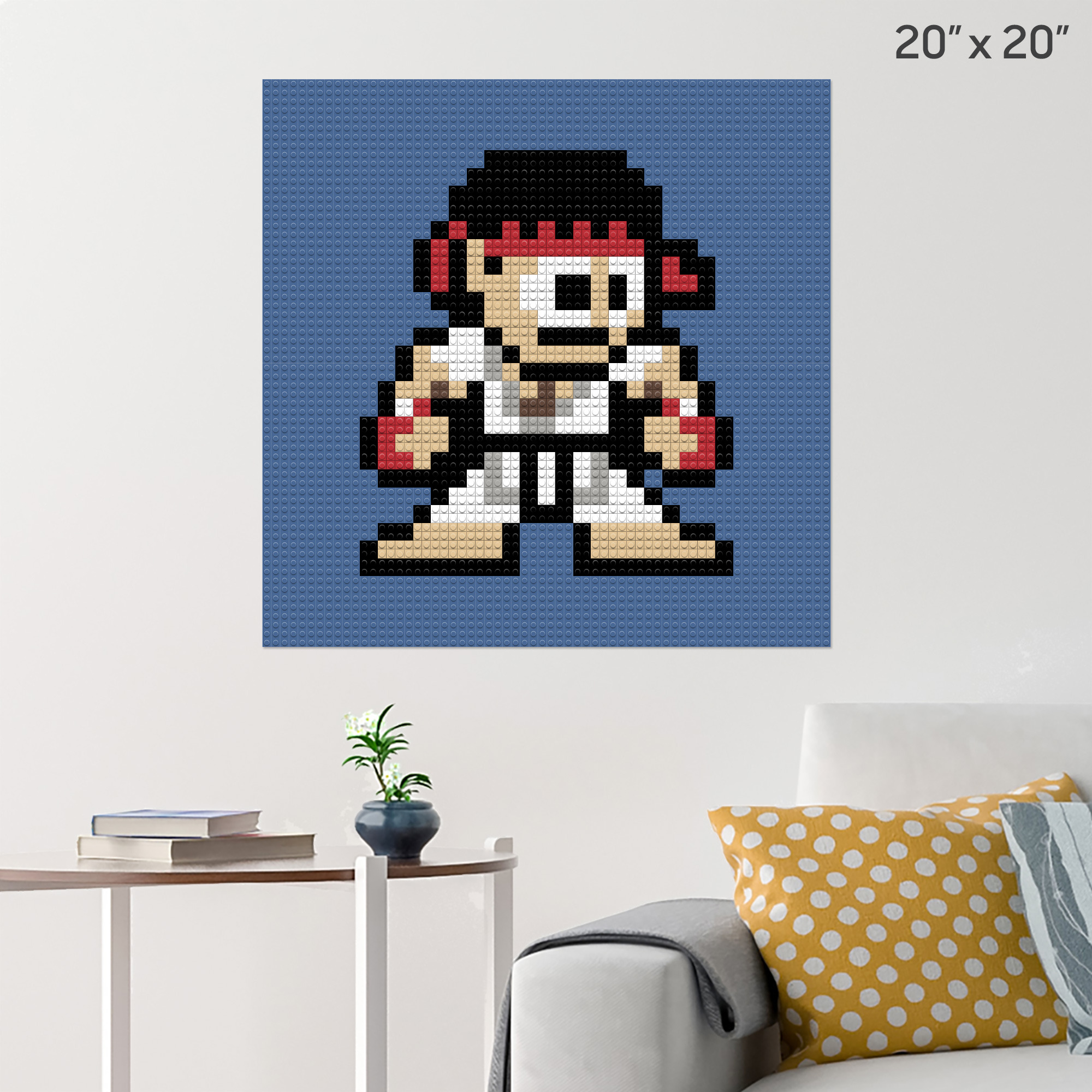 Street Fighter Ryu Pixel Art Brik