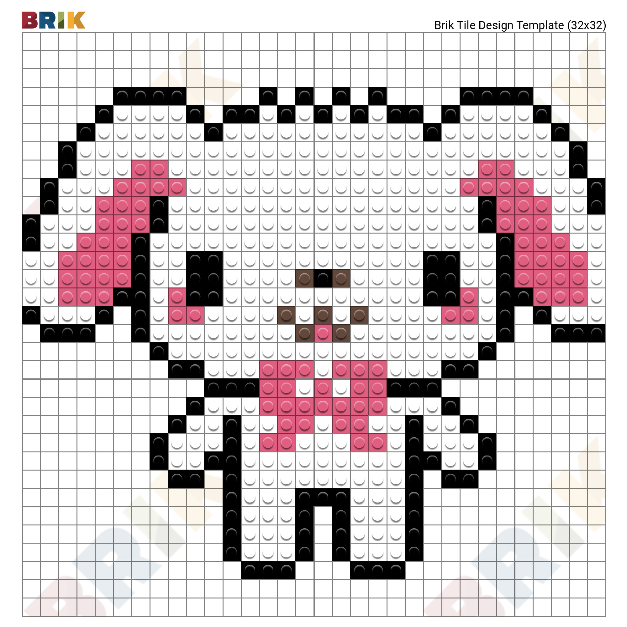 Sugarbunny Pixel Art Brik