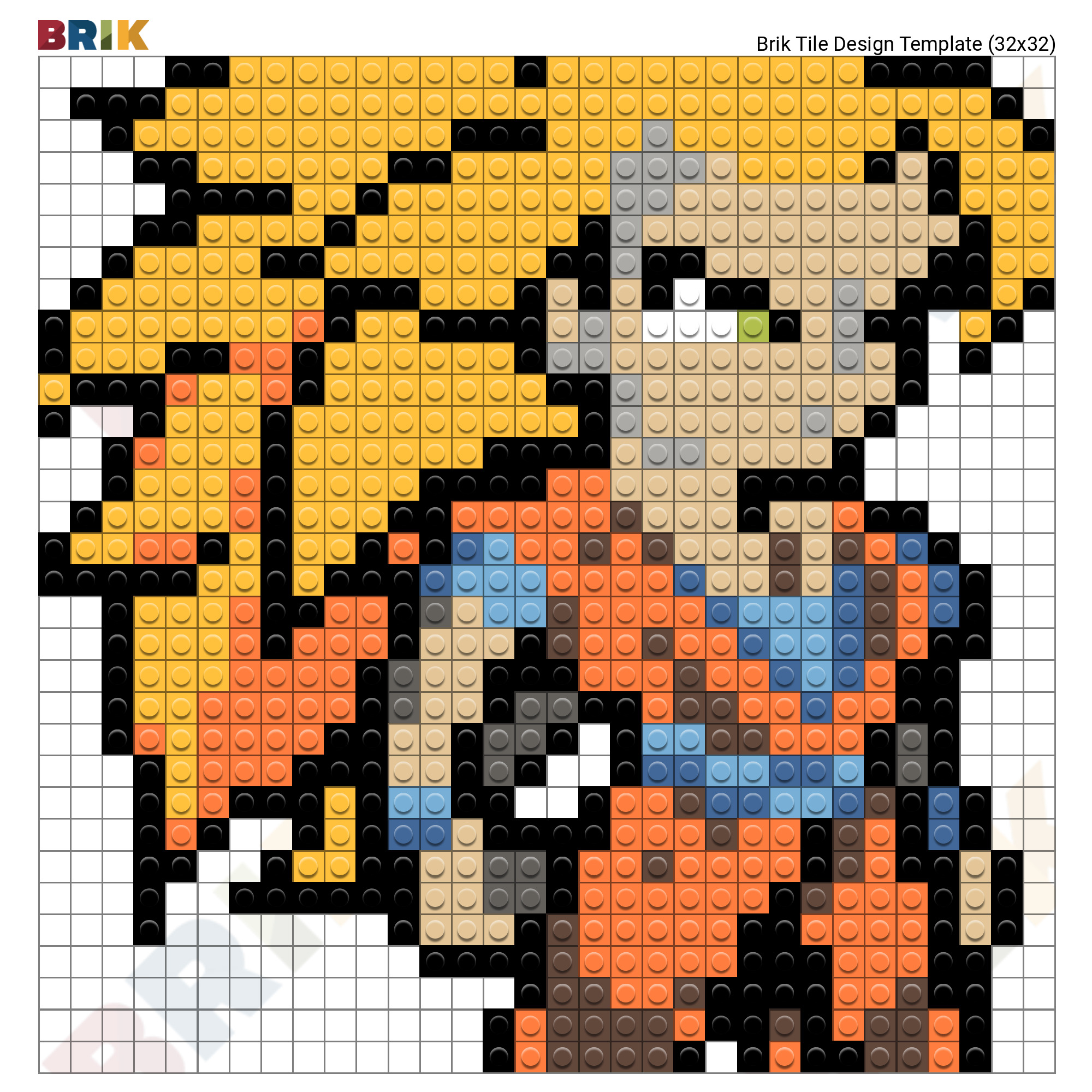 Goku Pixel Art Grid Pixel Goku Dragon Ball Dbz Perler Bead Pattern Super Sangoku Beads Anime 