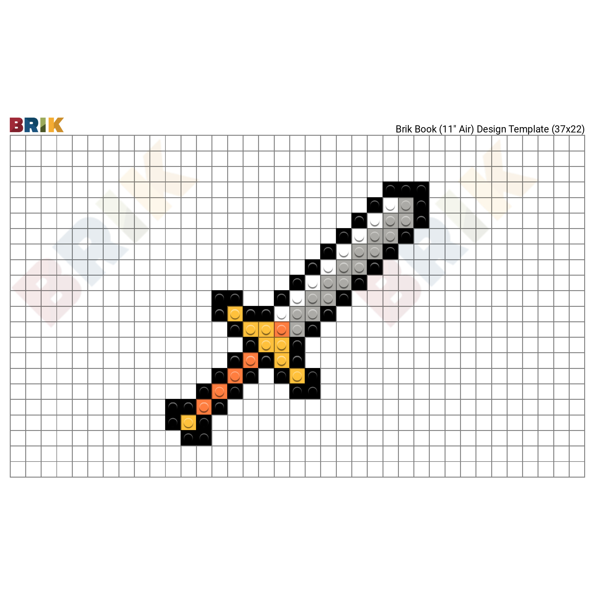 Sword Pixel Art Brik